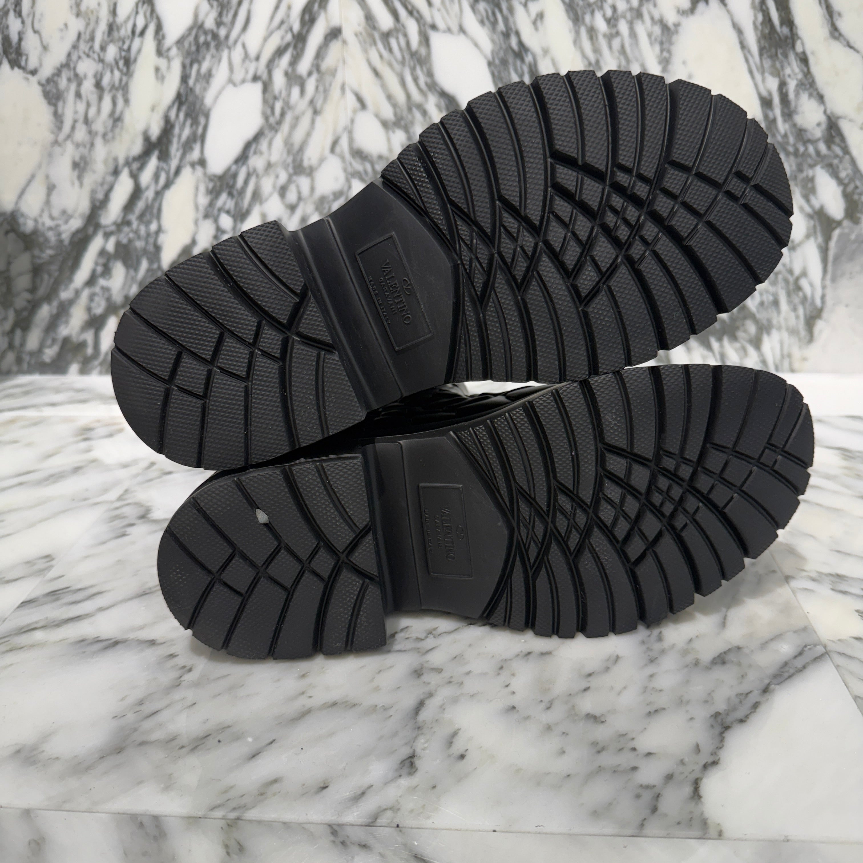 VALENTINO 2021AW 03 Rose Edition "Atelier" Rubber Boots Size 40（27cm） ヴァレンティノ 03 ローズ エディション "アトリエ" ラバーブーツ サイズ40（27cm）