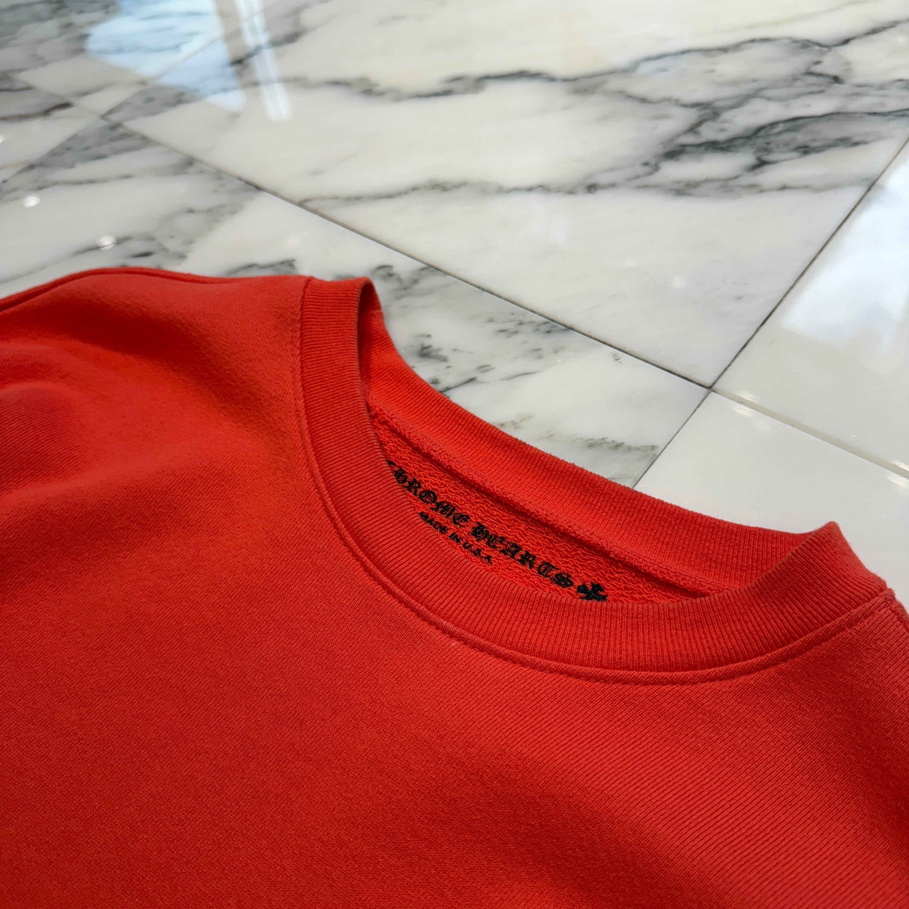 CHROME HEARTS × MATTY BOY 2023SS Sadistic Lipstick Sweatshirt Size L クロムハーツ × マッティボーイ サディスティックリップスティック クルーネックスウェットシャツ サイズL