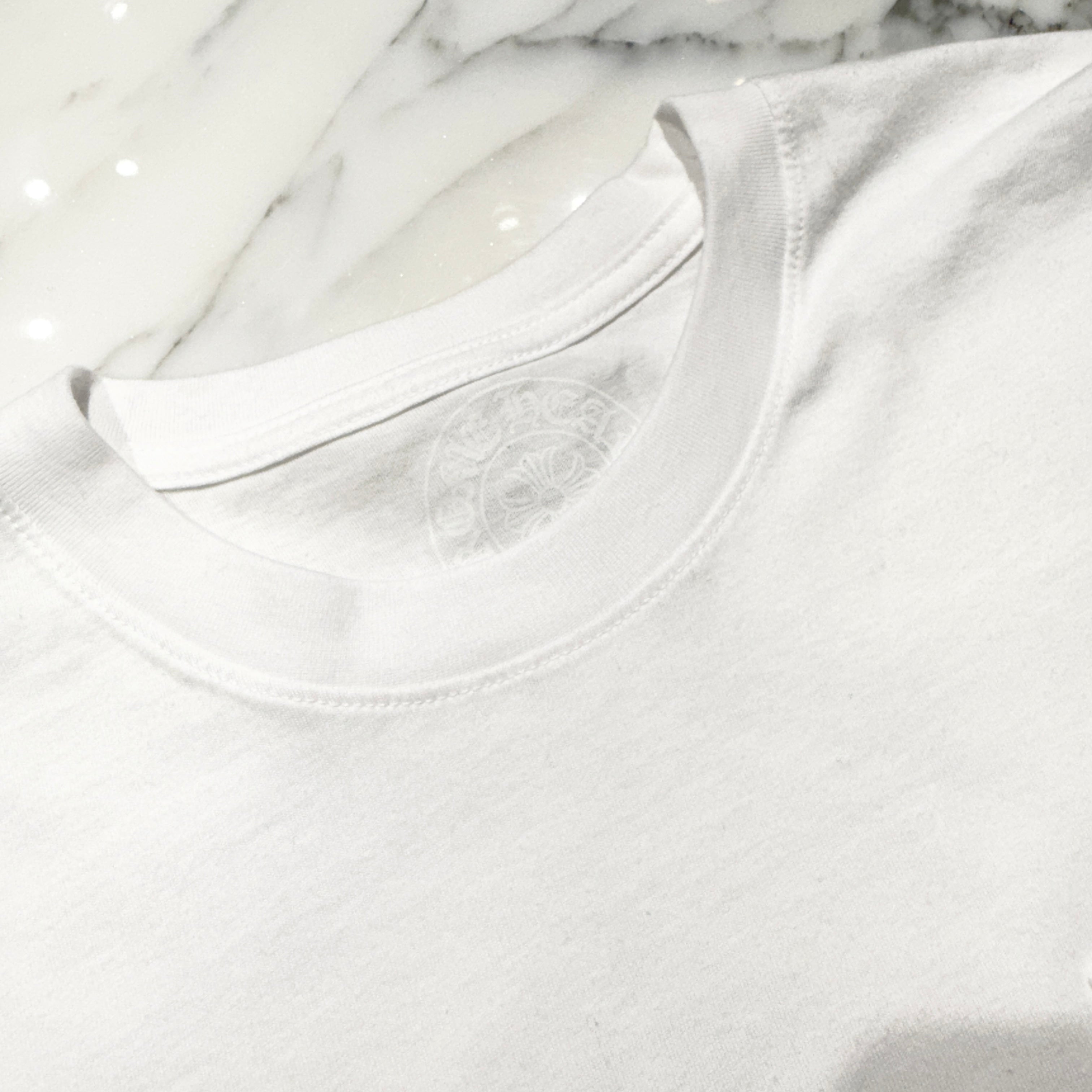 CHROME HEARTS Floral Cross Horseshoe Long Sleeve Tee Size L クロムハーツ フローラルクロス ホースシュー ロングスリーブTシャツ サイズL