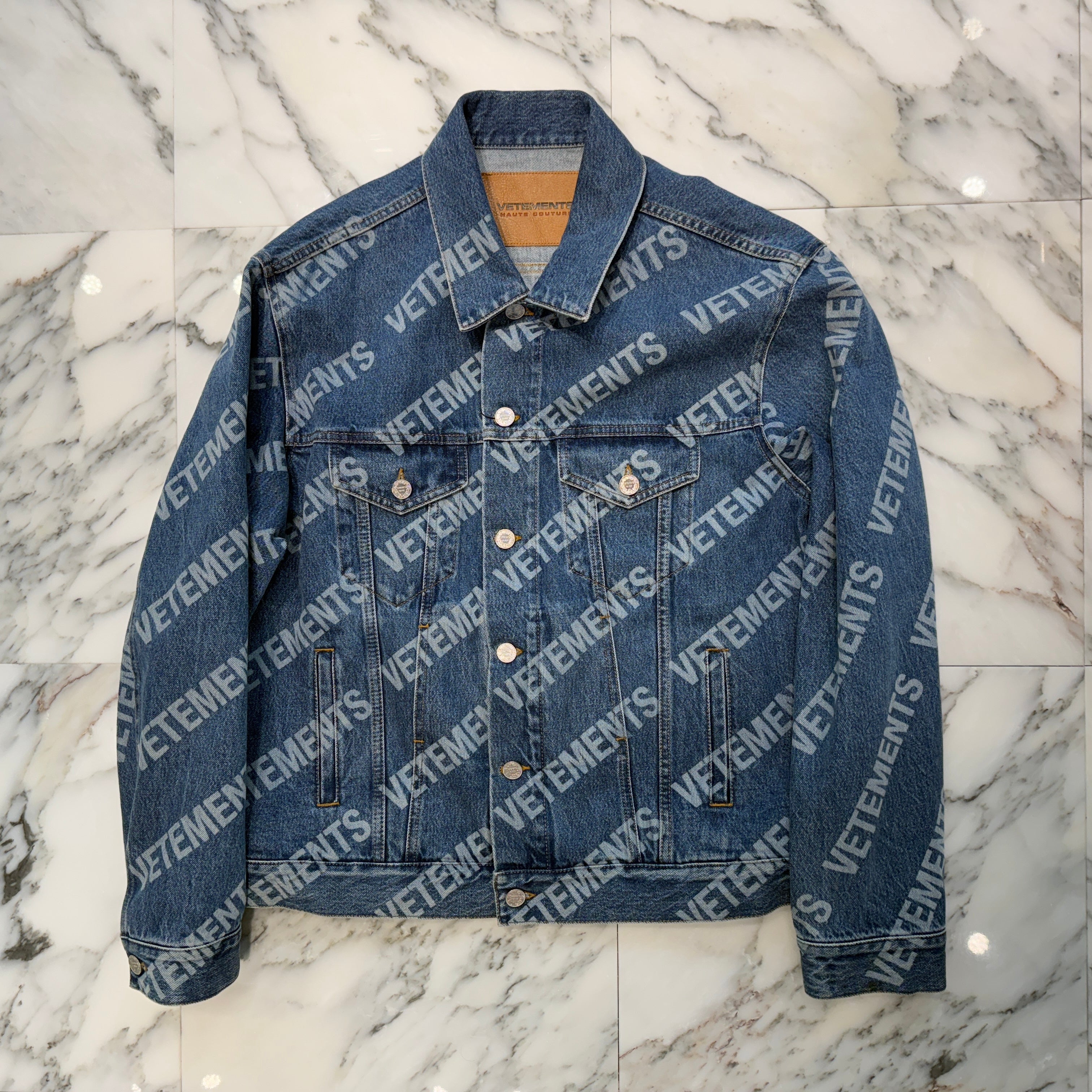 VETEMENTS Cotton Denim Jacket UE51JA350B Size M ヴェトモン コットンデニムジャケット サイズM