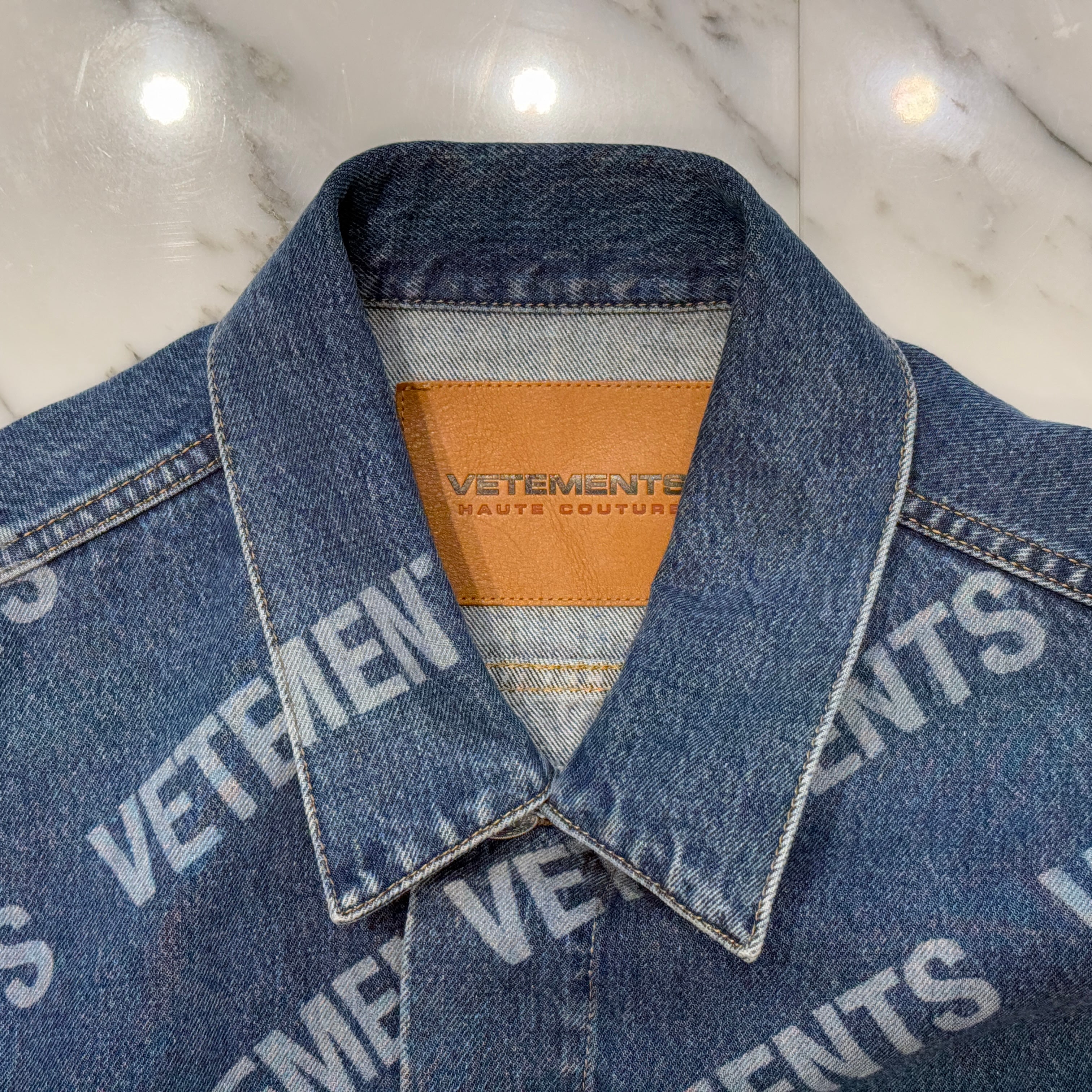 VETEMENTS Cotton Denim Jacket UE51JA350B Size M ヴェトモン コットンデニムジャケット サイズM