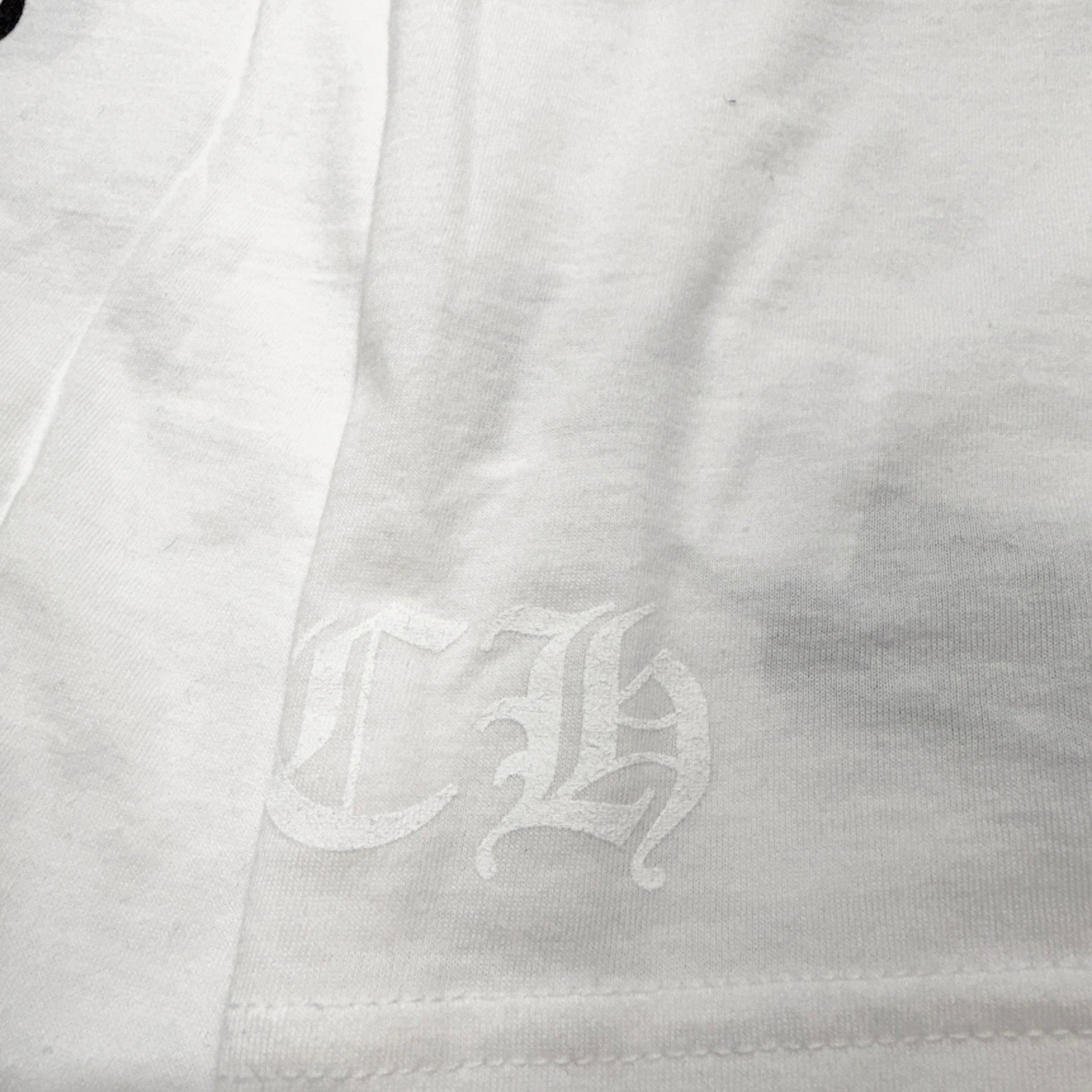 CHROME HEARTS Floral Cross Horseshoe Long Sleeve Tee Size L クロムハーツ フローラルクロス ホースシュー ロングスリーブTシャツ サイズL