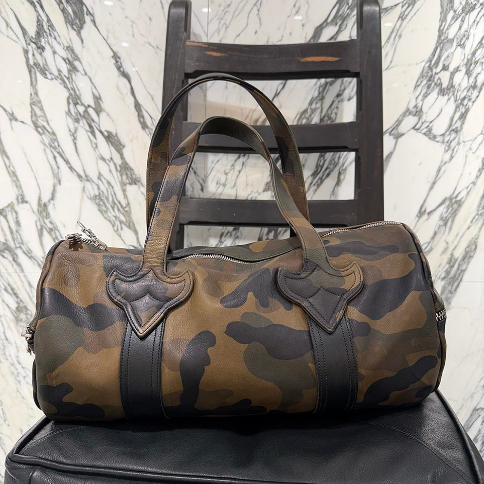 CHROME HEARTS FLARE Camouflage Leather Duffle Bag  クロムハーツ フレア カモフラージュ レザーダッフルバッグ