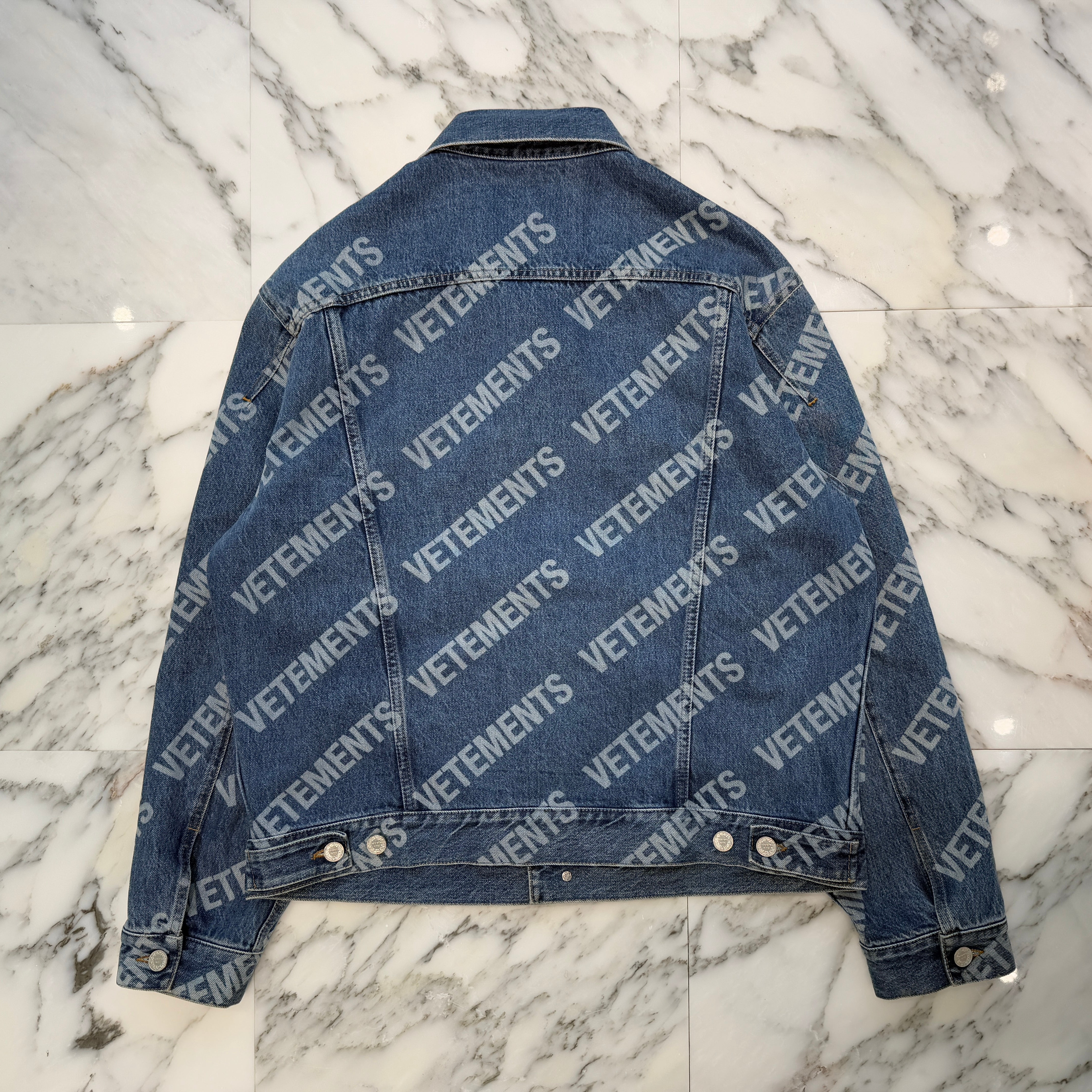VETEMENTS Cotton Denim Jacket UE51JA350B Size M ヴェトモン コットンデニムジャケット サイズM