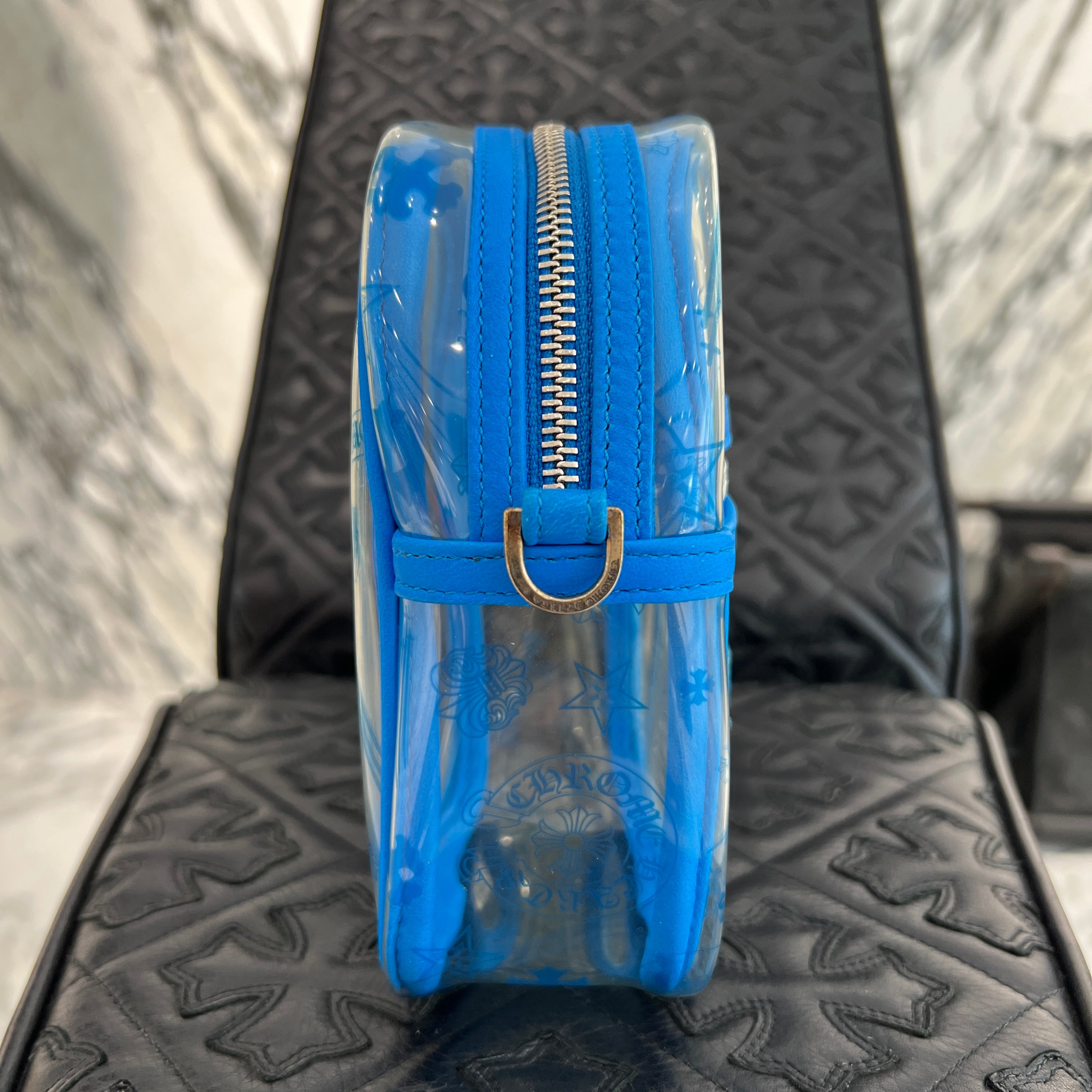 CHROME HEARTS TAKAMINI PVC 3 Cemetery Cross Patch Leather Shoulder Bag クロムハーツ タカミニ PVC 3セメタリークロスパッチ レザーショルダーバッグ