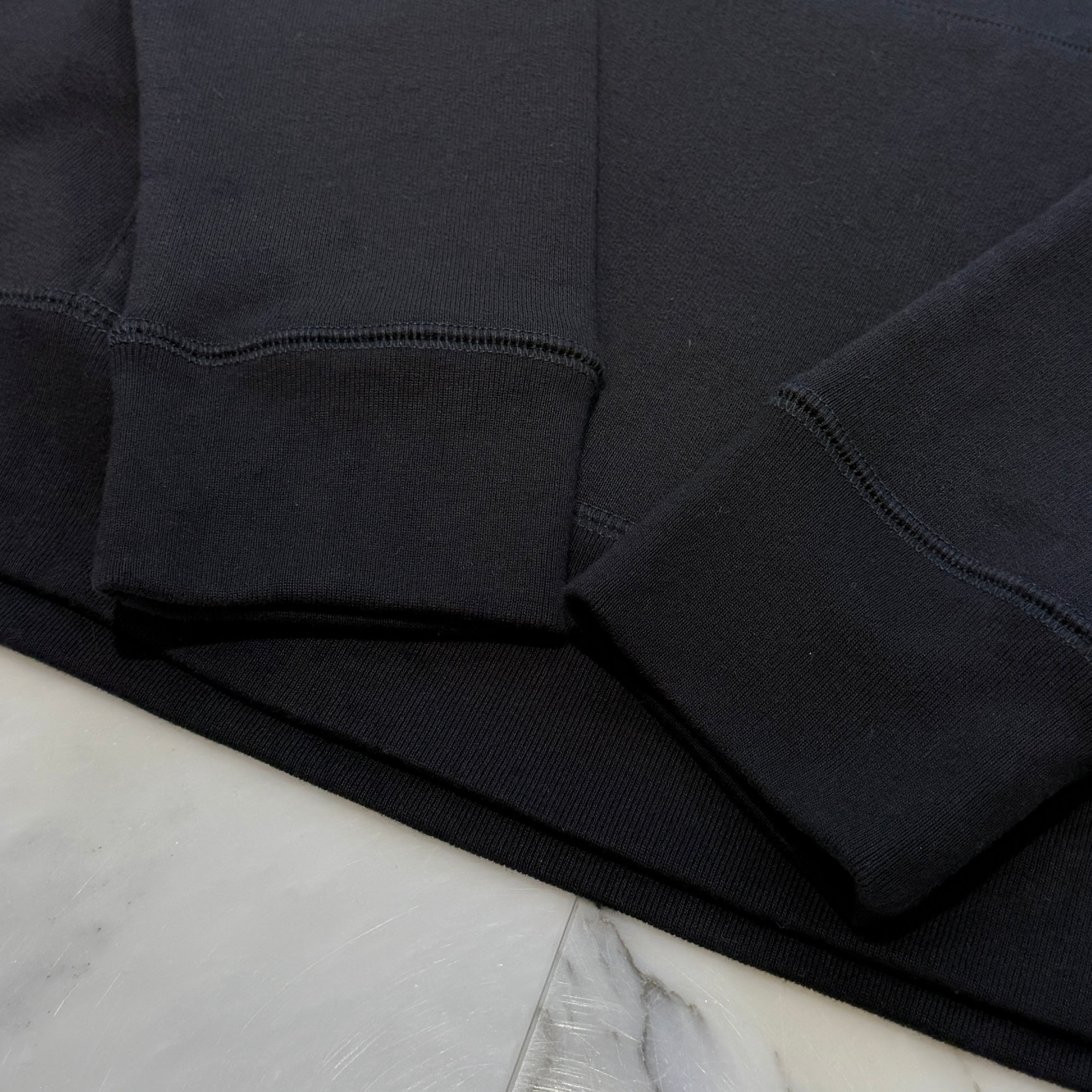 CHROME HEARTS Y NOT Cemetery Cross Leather Patch Pullover Hoodie Size S クロムハーツ ワイノット セメタリークロスレザーパッチ プルオーバー フーディー サイズS