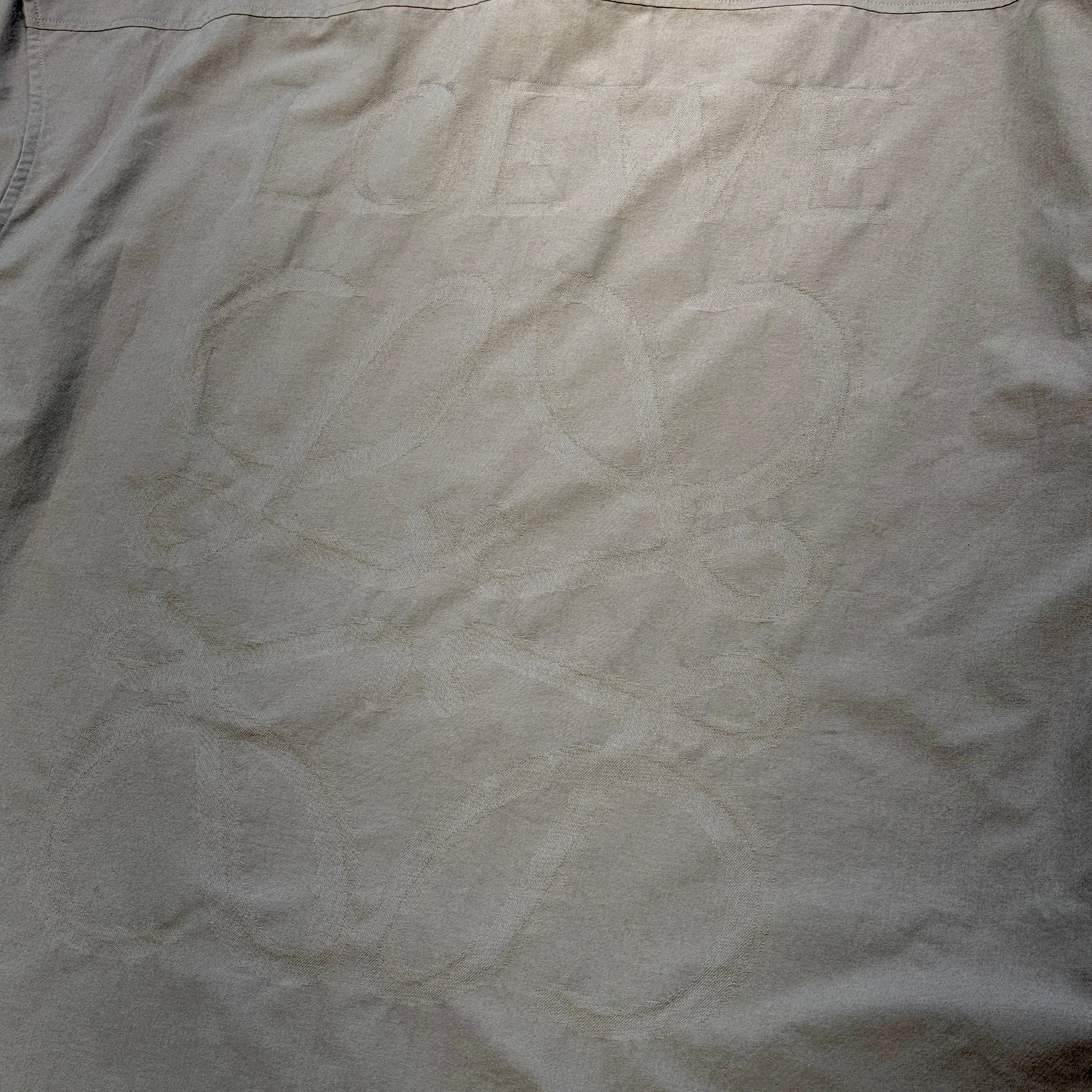 LOEWE 2024SS Back Anagram Print Short Sleeve Shirt H526Y05X90 Size XL ロエベ バックアナグラムプリント ショートスリーブシャツ サイズXL