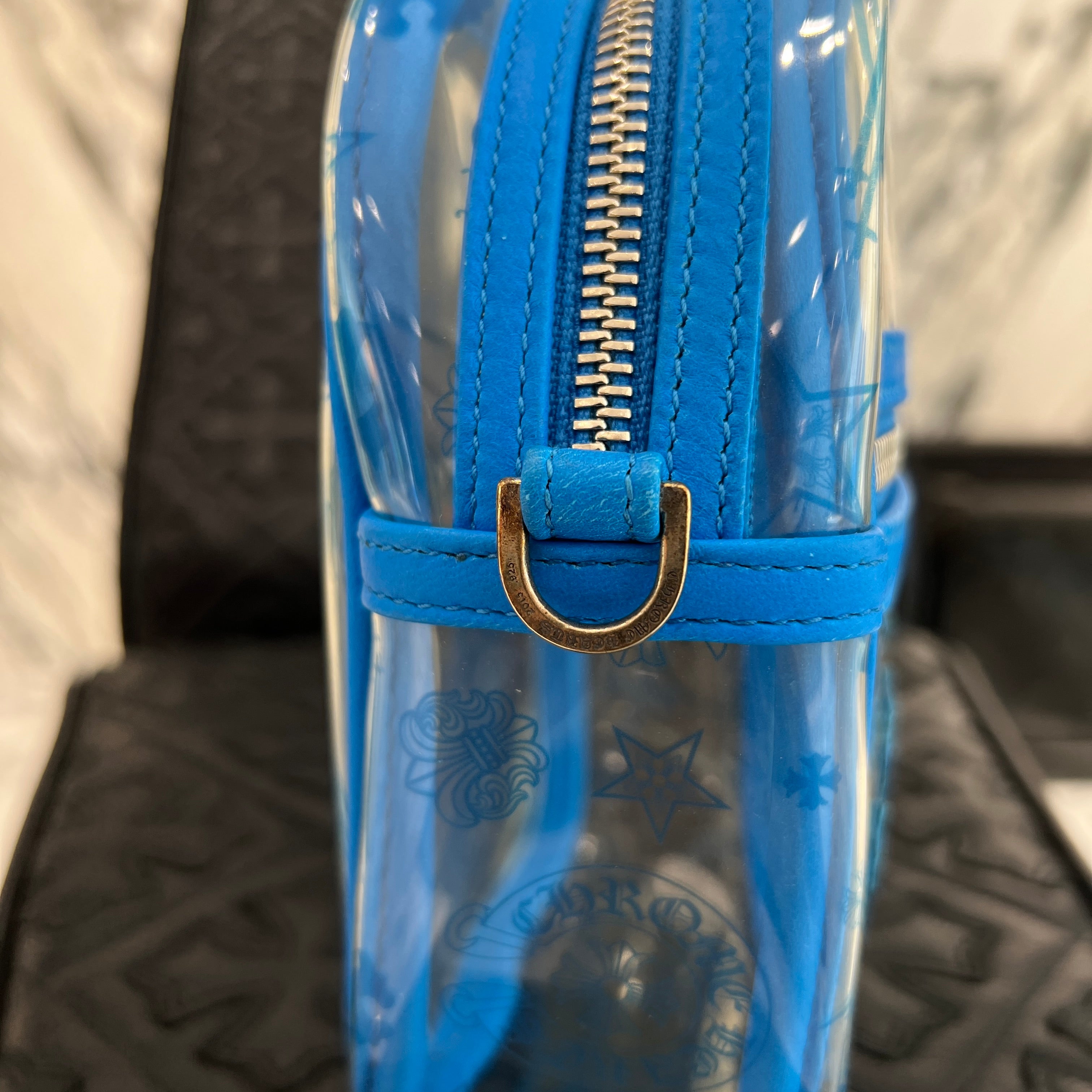 CHROME HEARTS TAKAMINI PVC 3 Cemetery Cross Patch Leather Shoulder Bag クロムハーツ タカミニ PVC 3セメタリークロスパッチ レザーショルダーバッグ