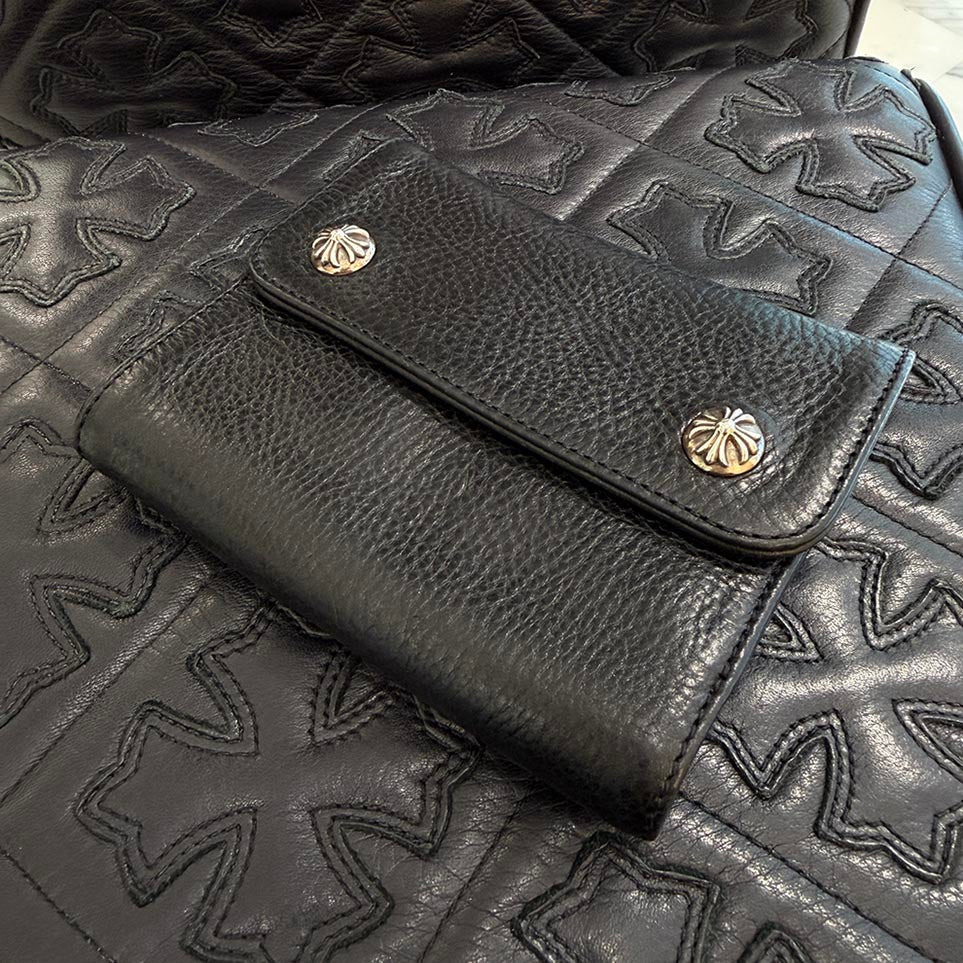 CHROME HEARTS Wave Mini Cross Ball Wallet クロムハーツ ウェーブ ミニ クロスボール ウォレット