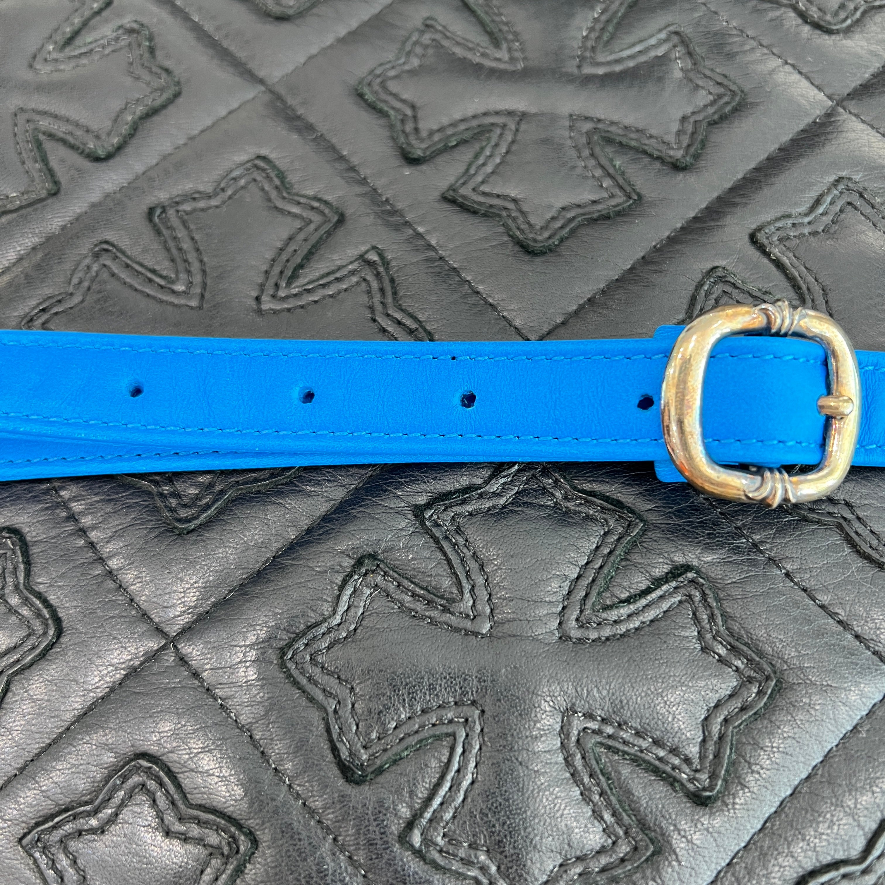 CHROME HEARTS TAKAMINI PVC 3 Cemetery Cross Patch Leather Shoulder Bag クロムハーツ タカミニ PVC 3セメタリークロスパッチ レザーショルダーバッグ