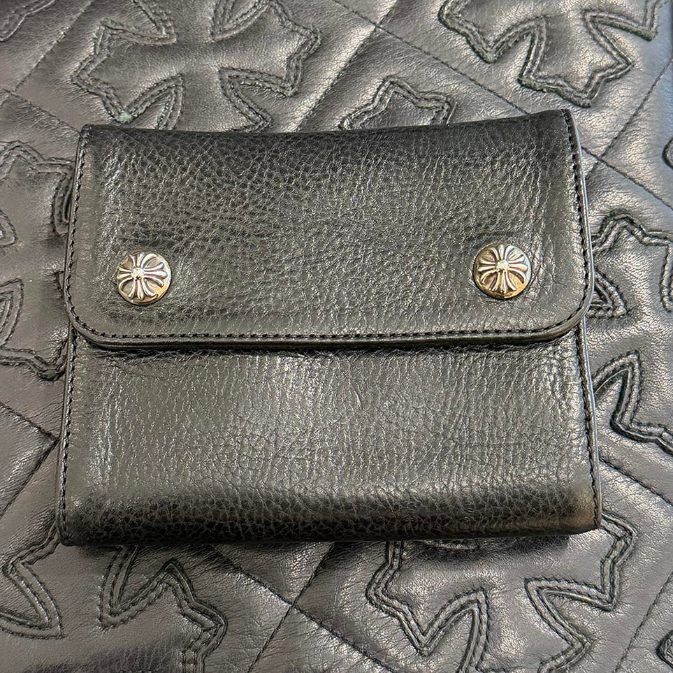 CHROME HEARTS Wave Mini Cross Ball Wallet クロムハーツ ウェーブ