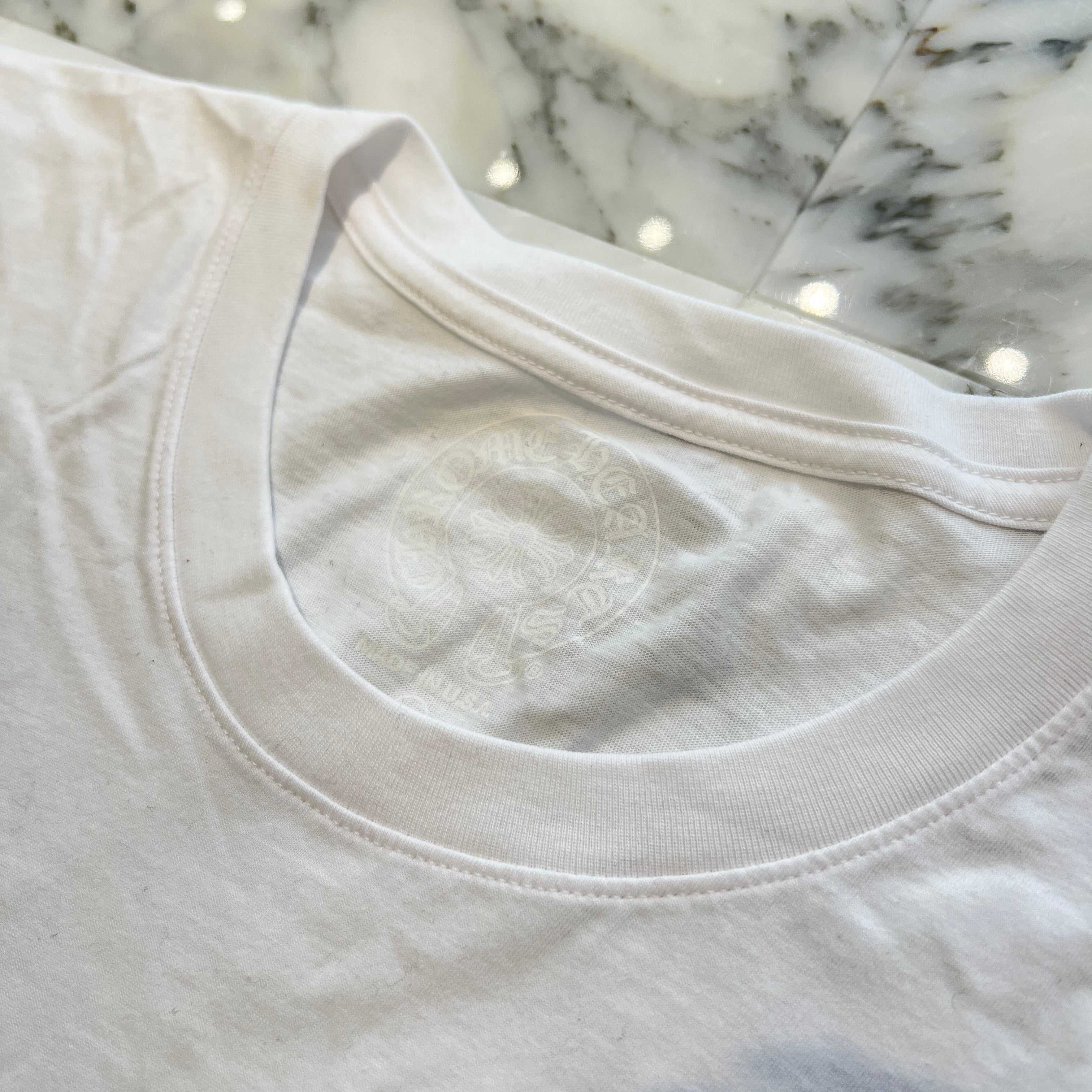 CHROME HEARTS 2025SS Floral Cross Horseshoe Long Sleeve Tee Size XXL クロムハーツ フローラルクロス ホースシュー ロングスリーブTシャツ サイズXXL