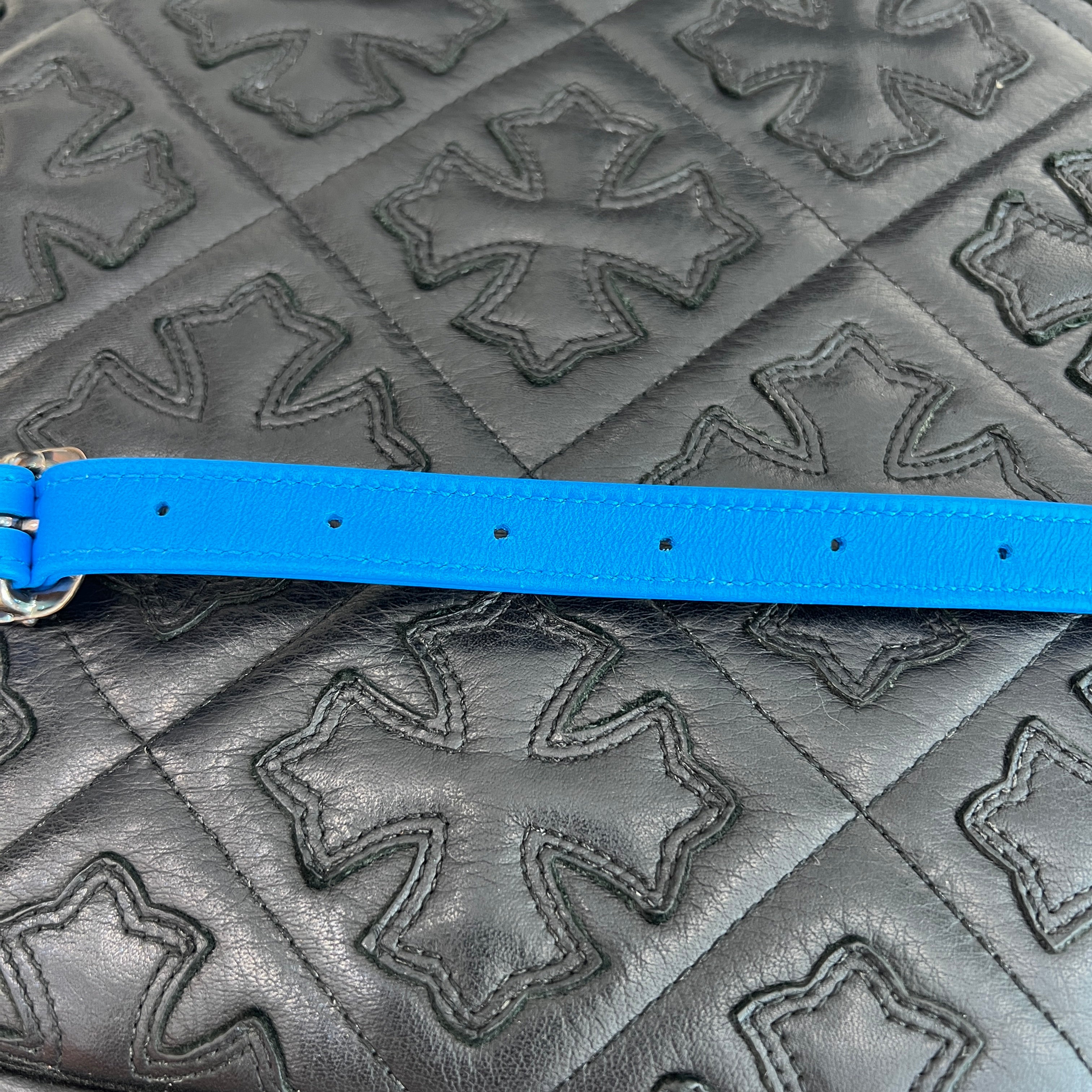 CHROME HEARTS TAKAMINI PVC 3 Cemetery Cross Patch Leather Shoulder Bag クロムハーツ タカミニ PVC 3セメタリークロスパッチ レザーショルダーバッグ