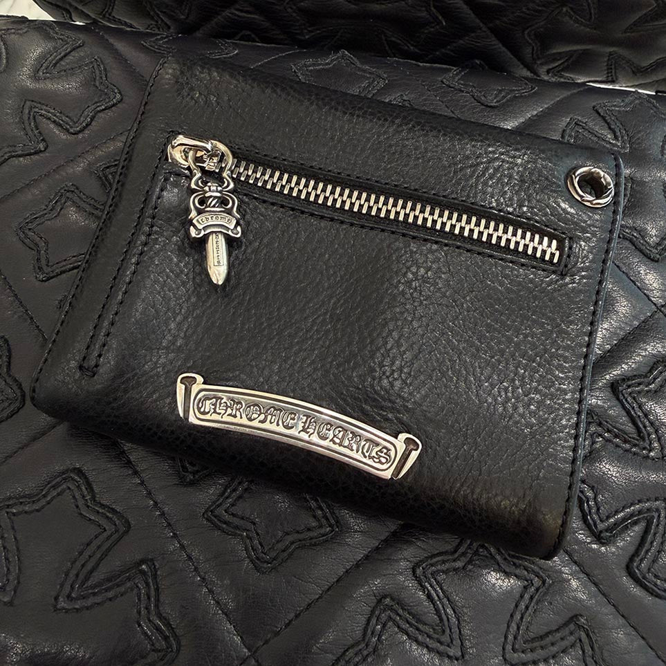 CHROME HEARTS Wave Mini Cross Ball Wallet クロムハーツ ウェーブ ミニ クロスボール ウォレット
