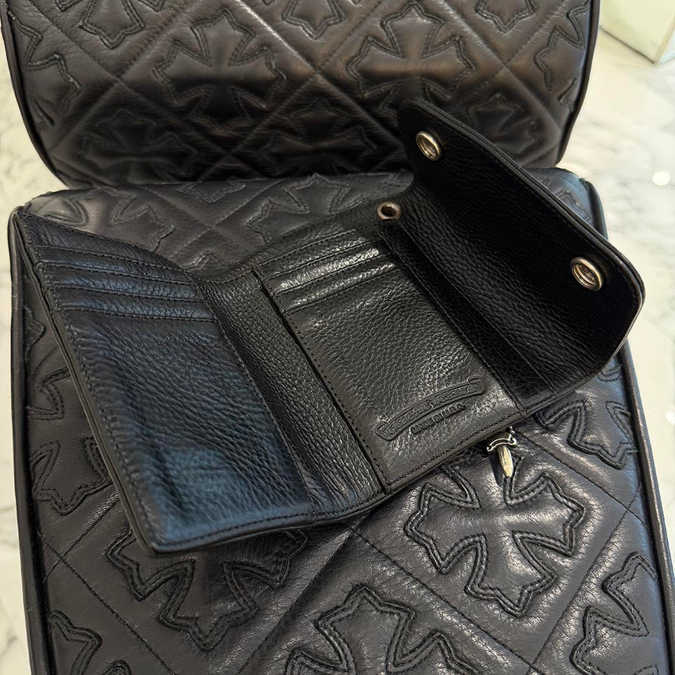 CHROME HEARTS Wave Mini Cross Ball Wallet クロムハーツ ウェーブ ミニ クロスボール ウォレット