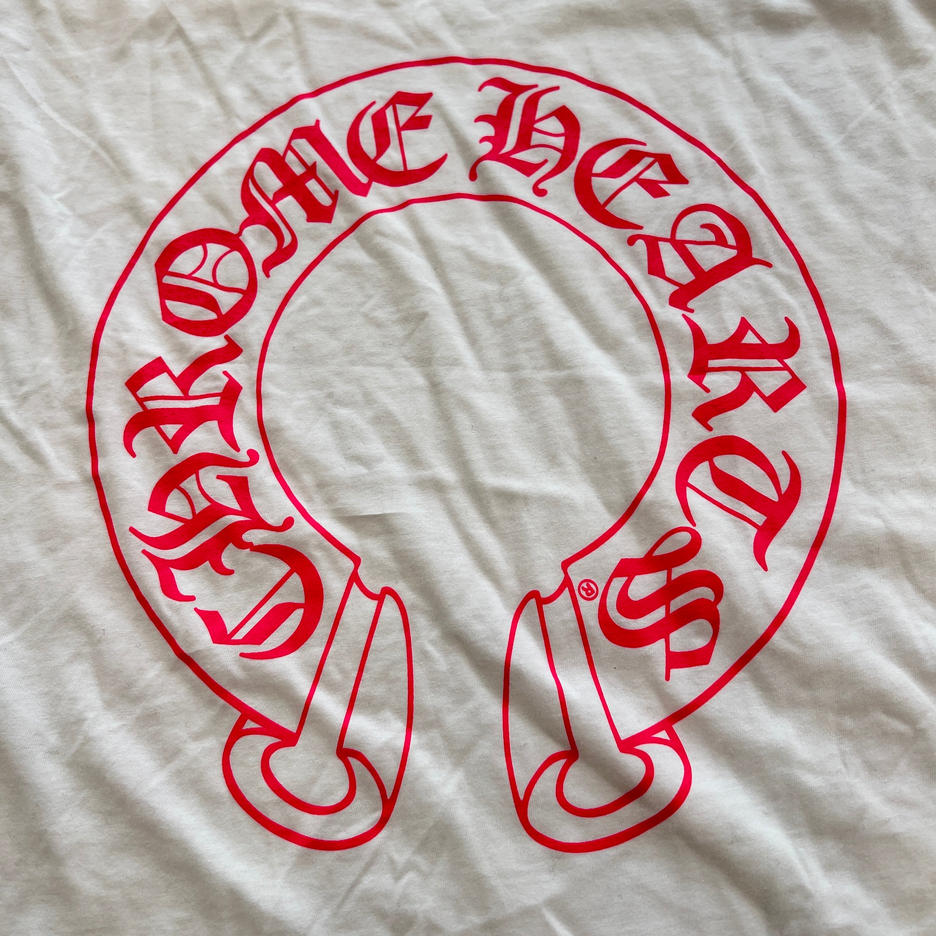 CHROME HEARTS 2025SS Floral Cross Horseshoe Long Sleeve Tee Size XXL クロムハーツ フローラルクロス ホースシュー ロングスリーブTシャツ サイズXXL