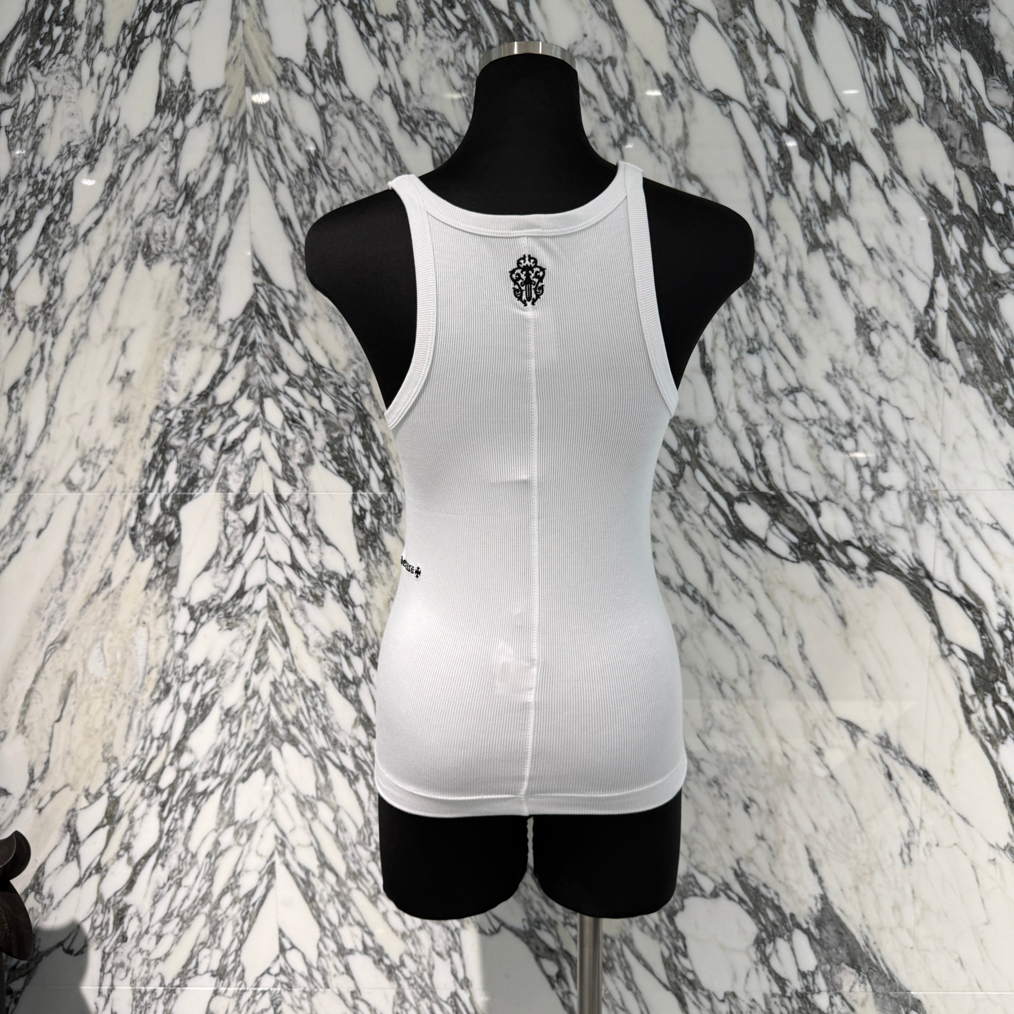 CHROME HEARTS Y NOT Vine Dagger Embroidery Tank Top Size S クロムハーツ ワイノット ヴァインダガー刺繍 タンクトップ サイズS