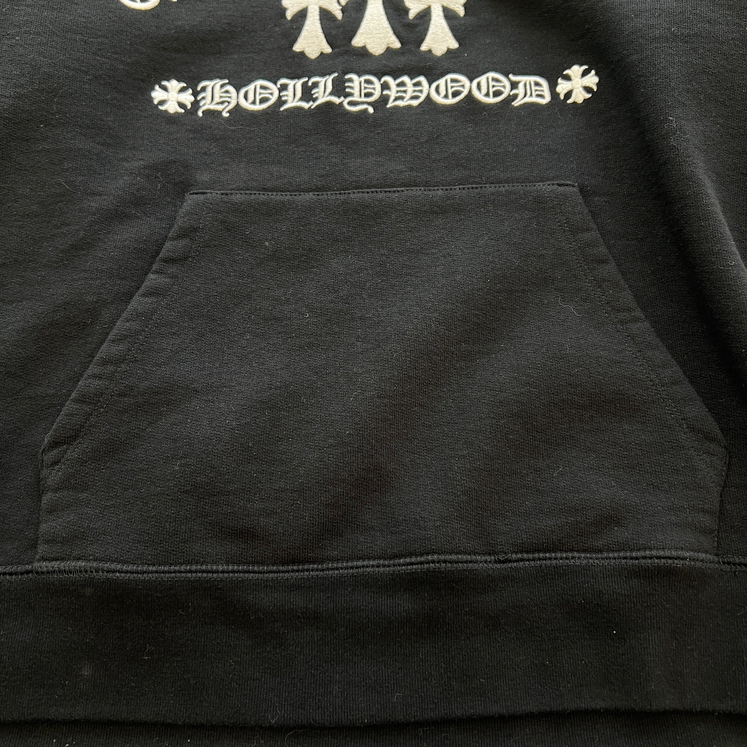 CHROME HEARTS King Taco Cemetery Cross Embroidery Pullover Hoodie Size M クロムハーツ キングタコ セメタリークロス 刺繍 プルオーバーフーディ サイズM