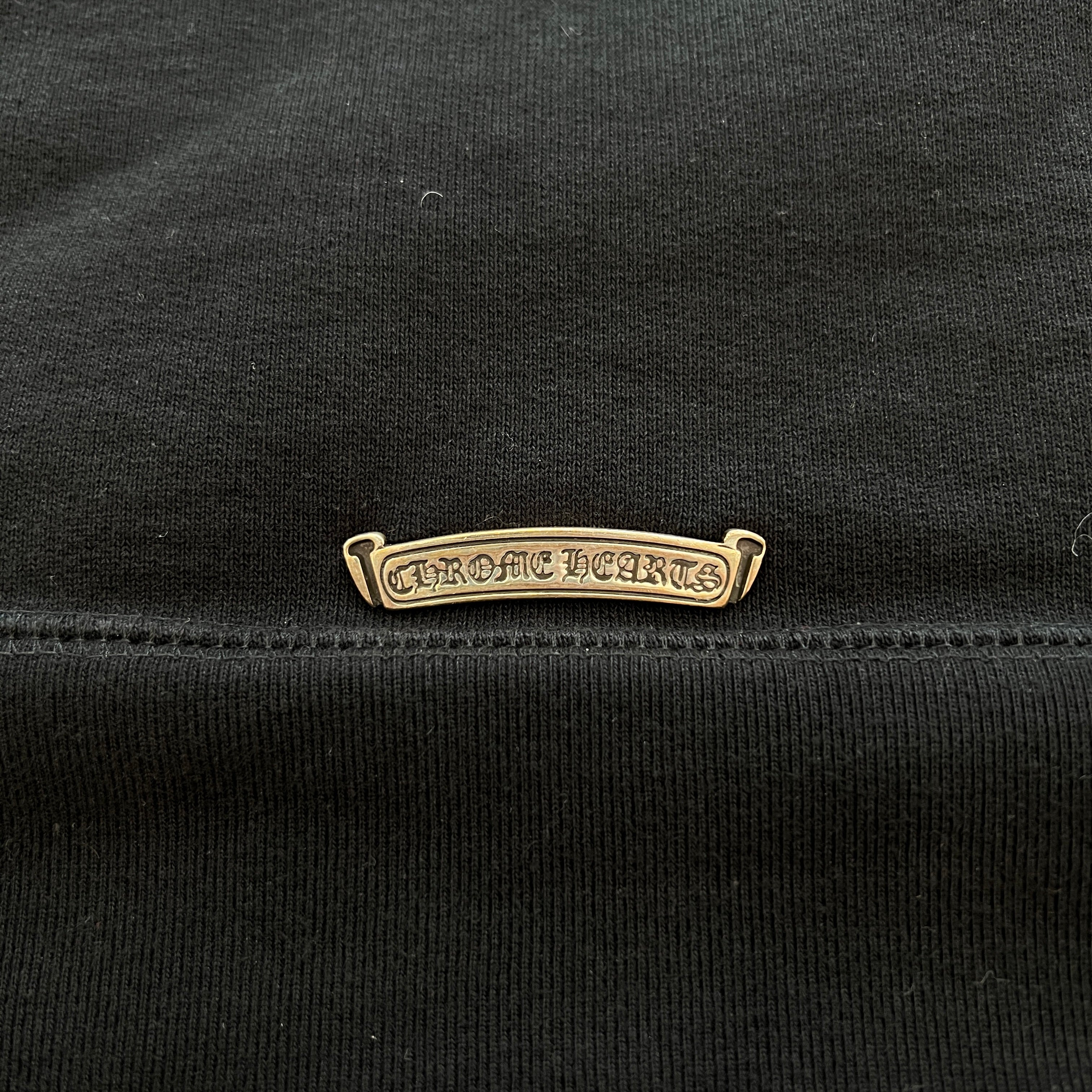 CHROME HEARTS King Taco Cemetery Cross Embroidery Pullover Hoodie Size M クロムハーツ キングタコ セメタリークロス 刺繍 プルオーバーフーディ サイズM