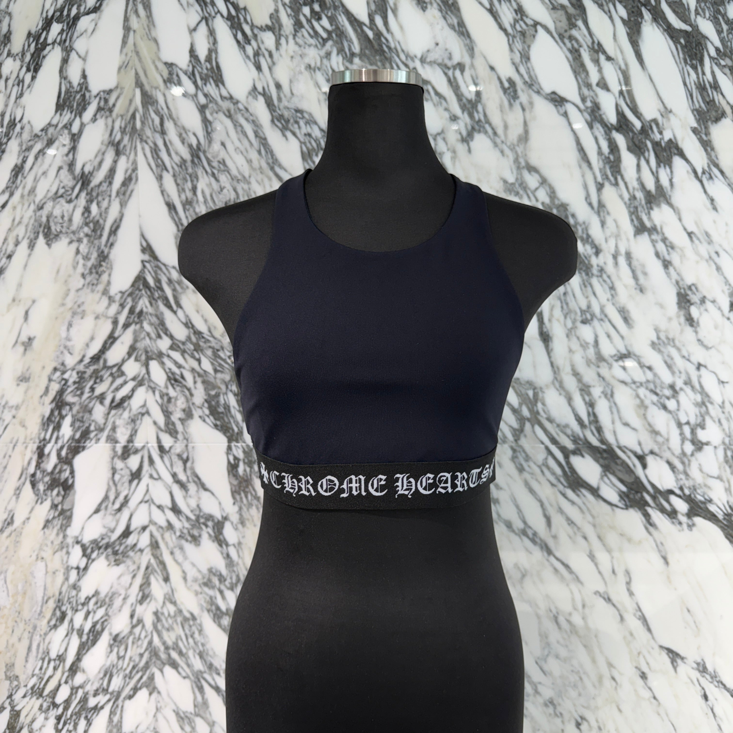 CHROME HEARTS CH Logo YOGA WEAR Sports Bra Size S クロムハーツ CHロゴ ヨガウェア スポーツブラ サイズS