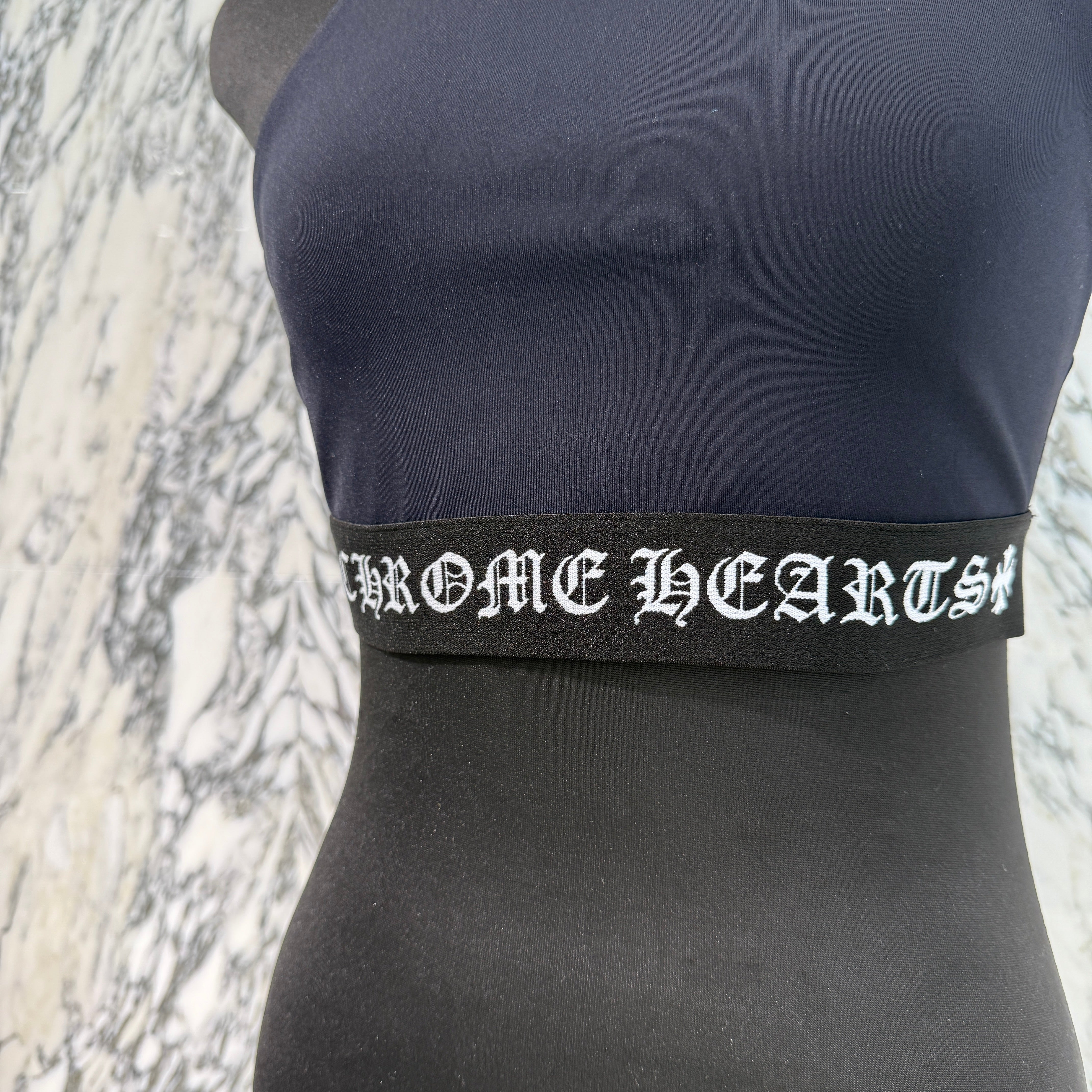 CHROME HEARTS CH Logo YOGA WEAR Sports Bra Size XS クロムハーツ CHロゴ ヨガウェア スポーツブラ サイズXS