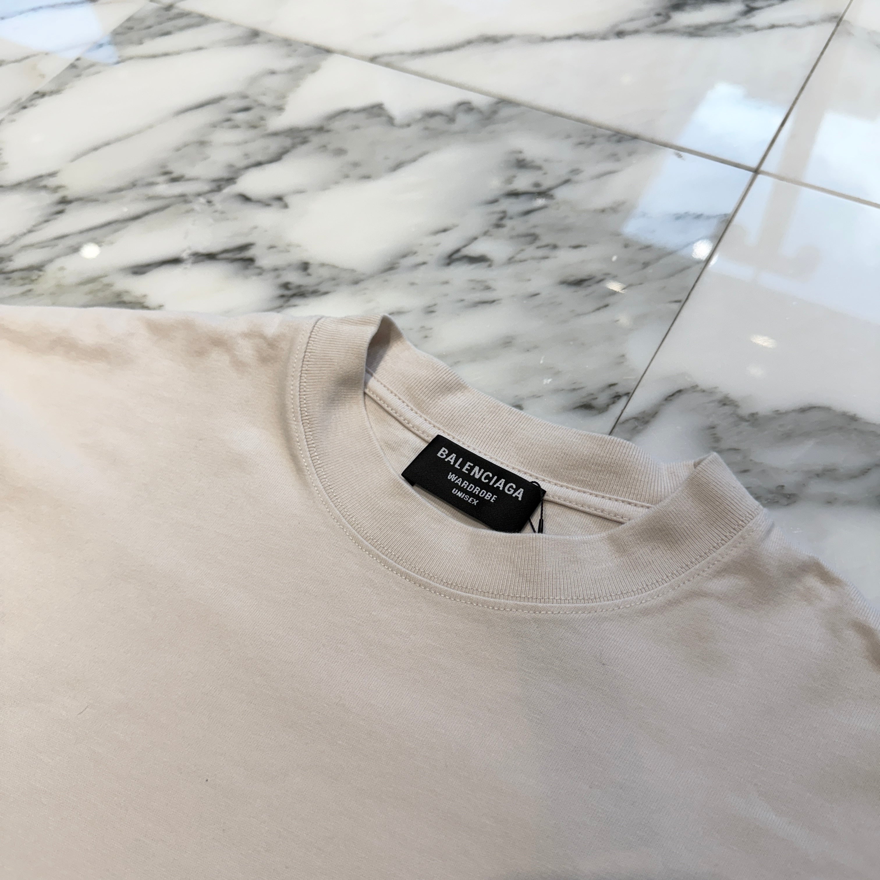 BALENCIAGA 2021SS Logo Print Cotton Tee 612966 TIVG5 Size S バレンシアガ ロゴプリント コットンTシャツ サイズS