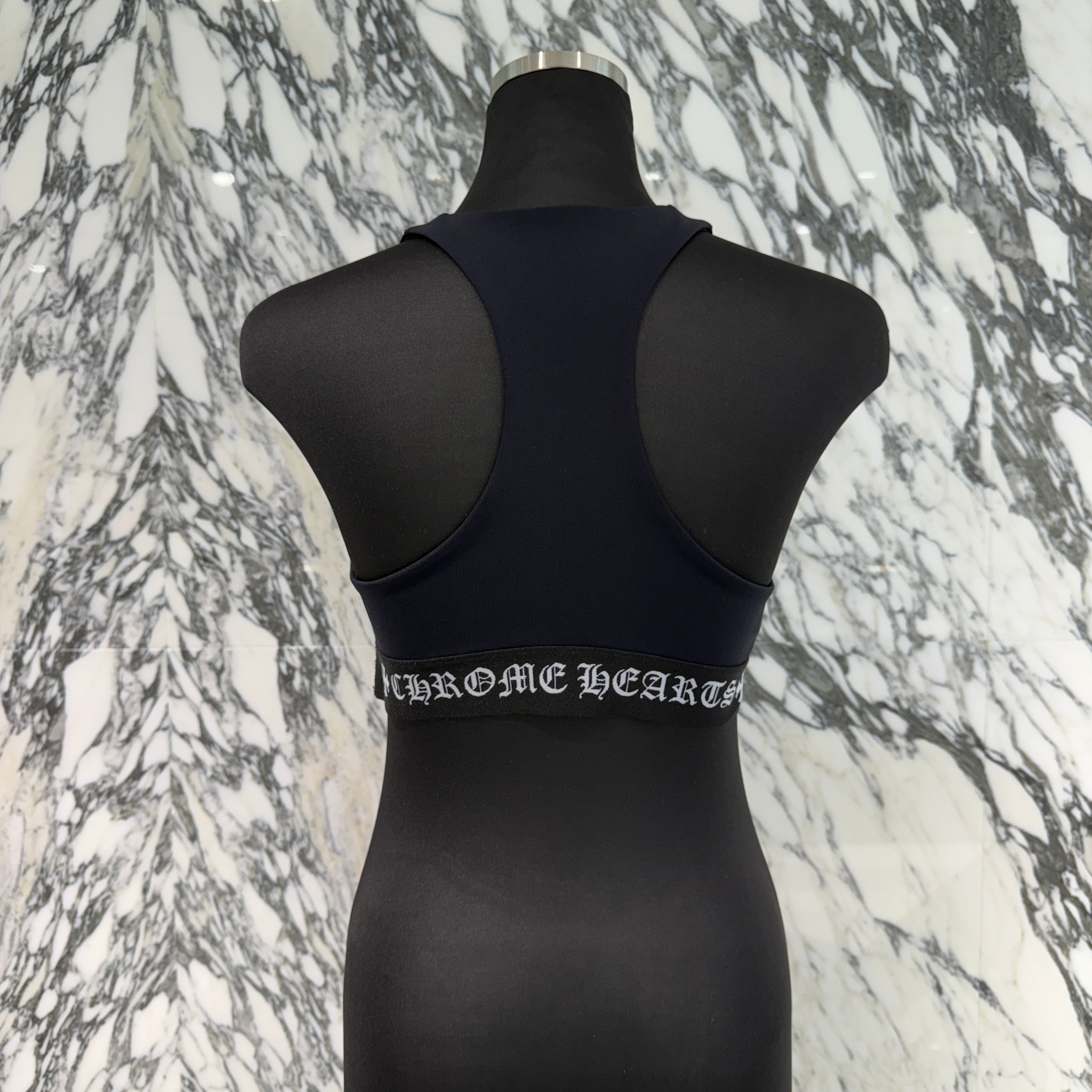 CHROME HEARTS CH Logo YOGA WEAR Sports Bra Size XS クロムハーツ CHロゴ ヨガウェア スポーツブラ サイズXS