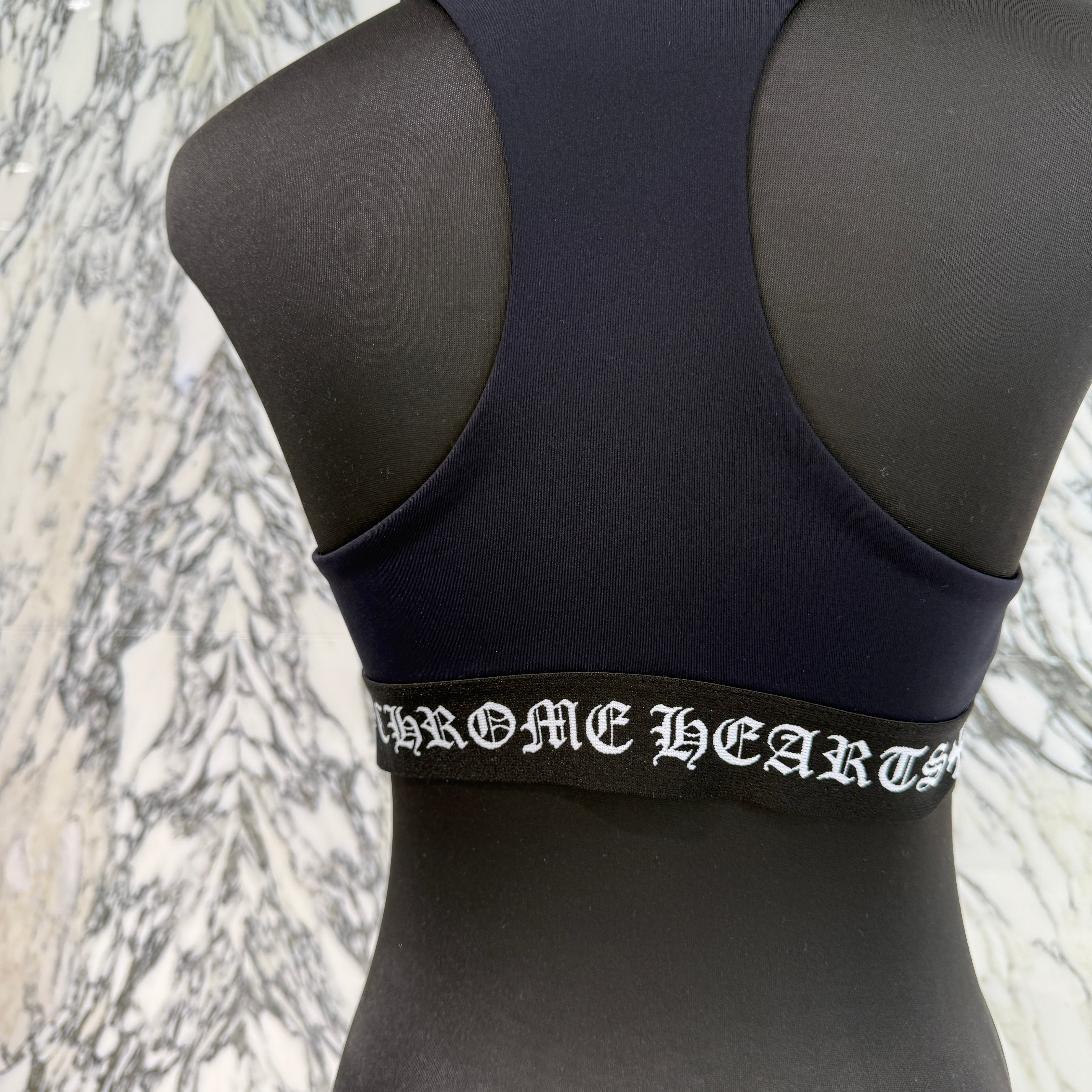 CHROME HEARTS CH Logo YOGA WEAR Sports Bra Size XS クロムハーツ CHロゴ ヨガウェア スポーツブラ サイズXS