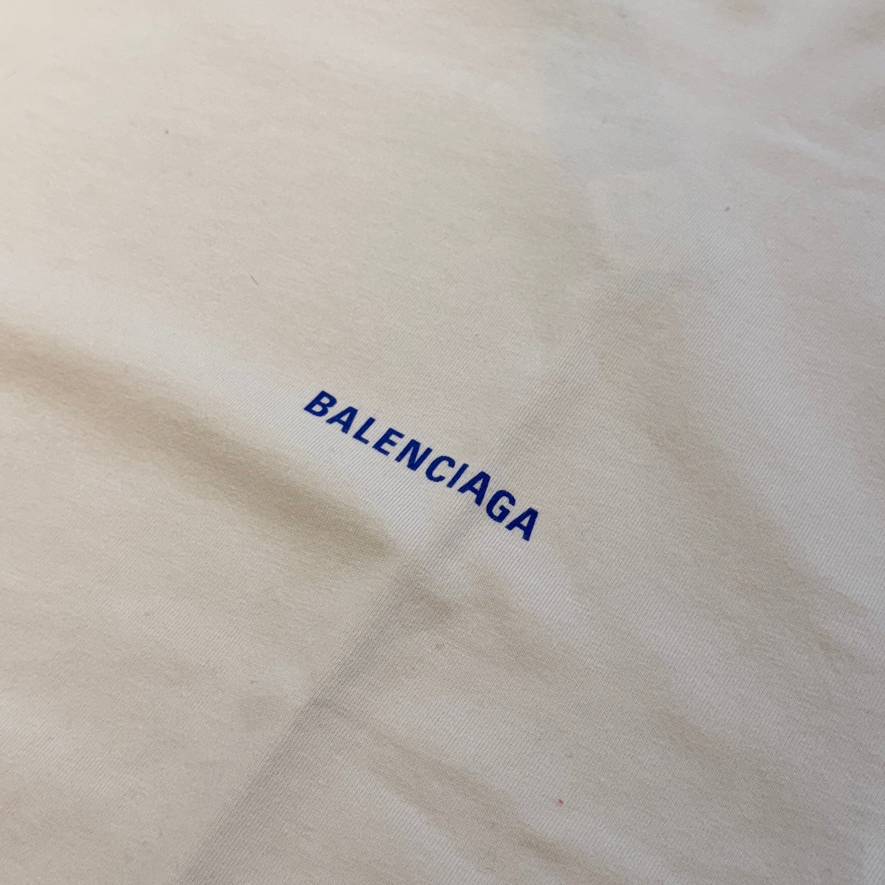 BALENCIAGA 2021SS Logo Print Cotton Tee 612966 TIVG5 Size S バレンシアガ ロゴプリント コットンTシャツ サイズS