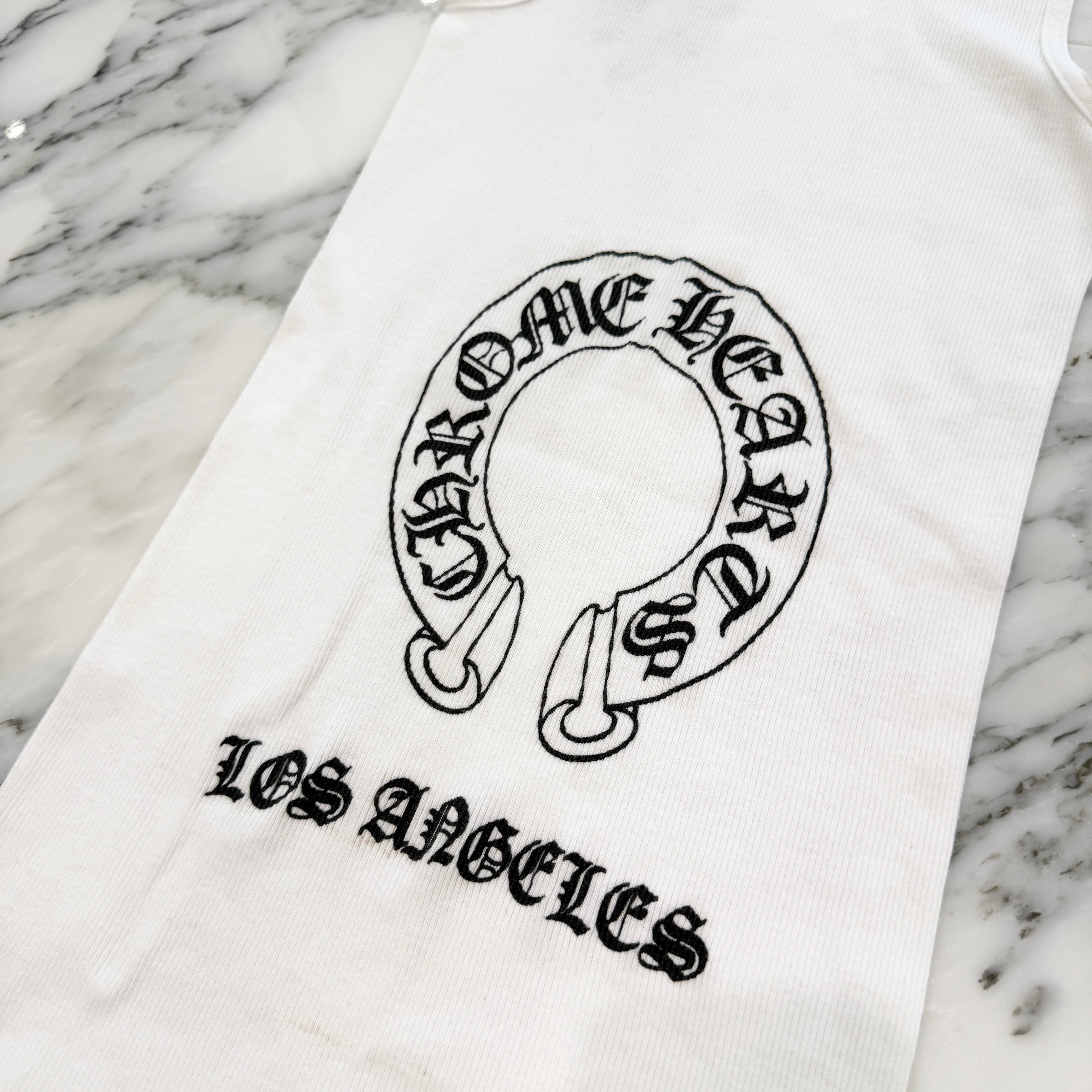 CHROME HEARTS Los Angels Limited Vine Dagger Horseshoe Lib Tank Top Size S クロムハーツ ロサンゼルス限定 ヴァインダガー ホースシュー リブ タンクトップ サイズS
