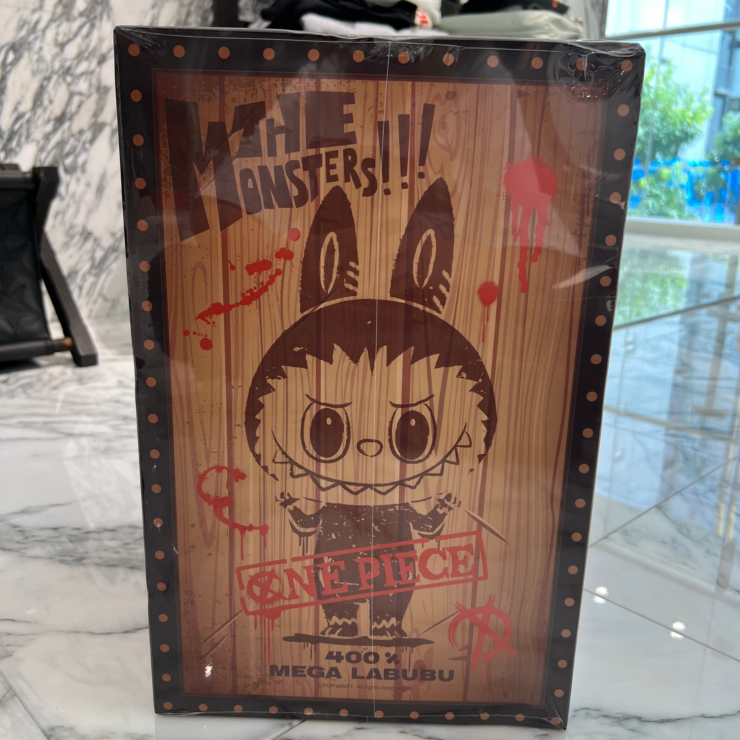POP MART The Monsters × ONE PIECE "Tony Tony Chopper" MEGA LABUBU 400％ ポップマート ザ・モンスター×ワンピース ”トニートニー チョッパー” メガ ラブブ400％