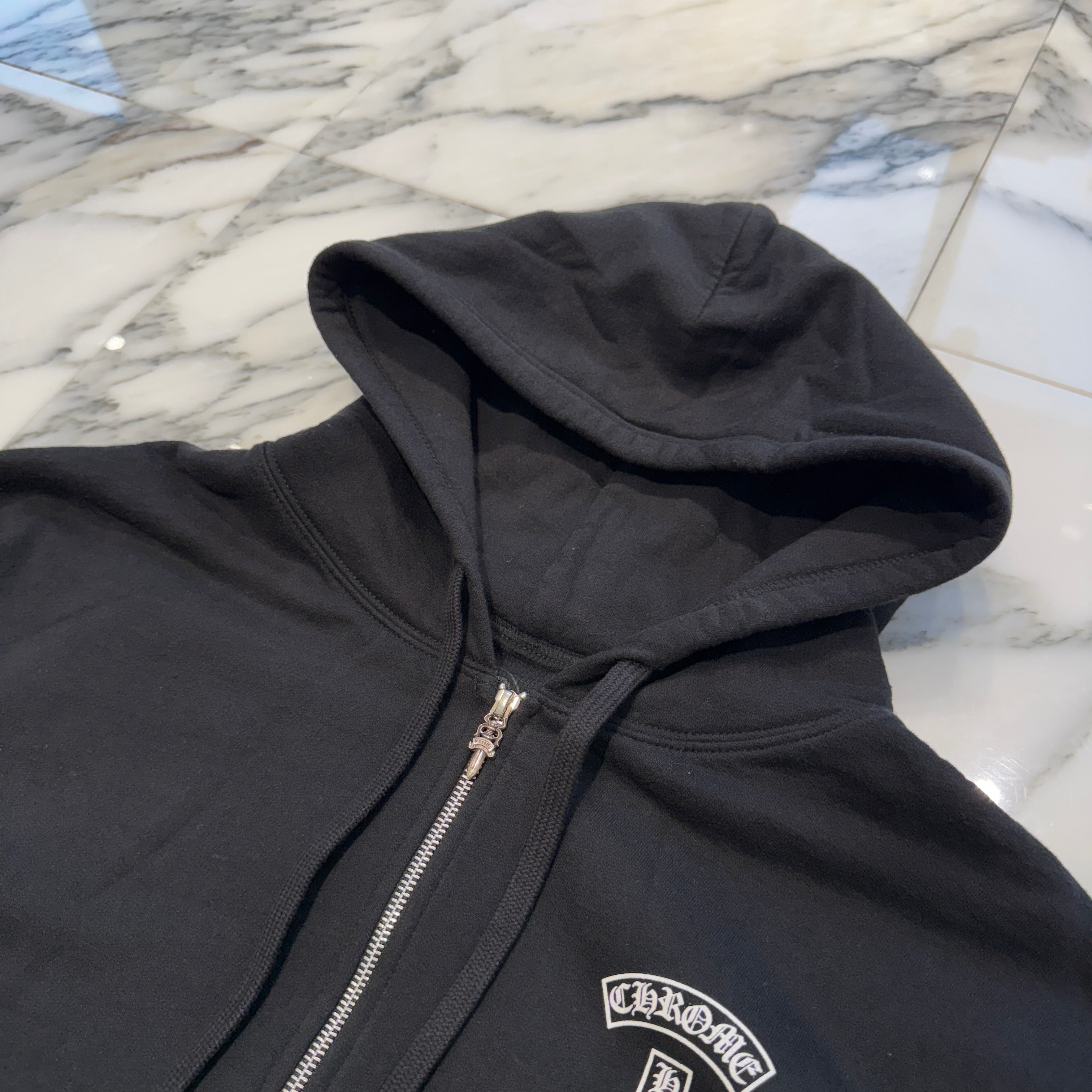 CHROME HEARTS Back Arch USA Logo Zip Up Hoodie Size L クロムハーツ バックアーチ USA ロゴ ジップアップフーディー サイズL
