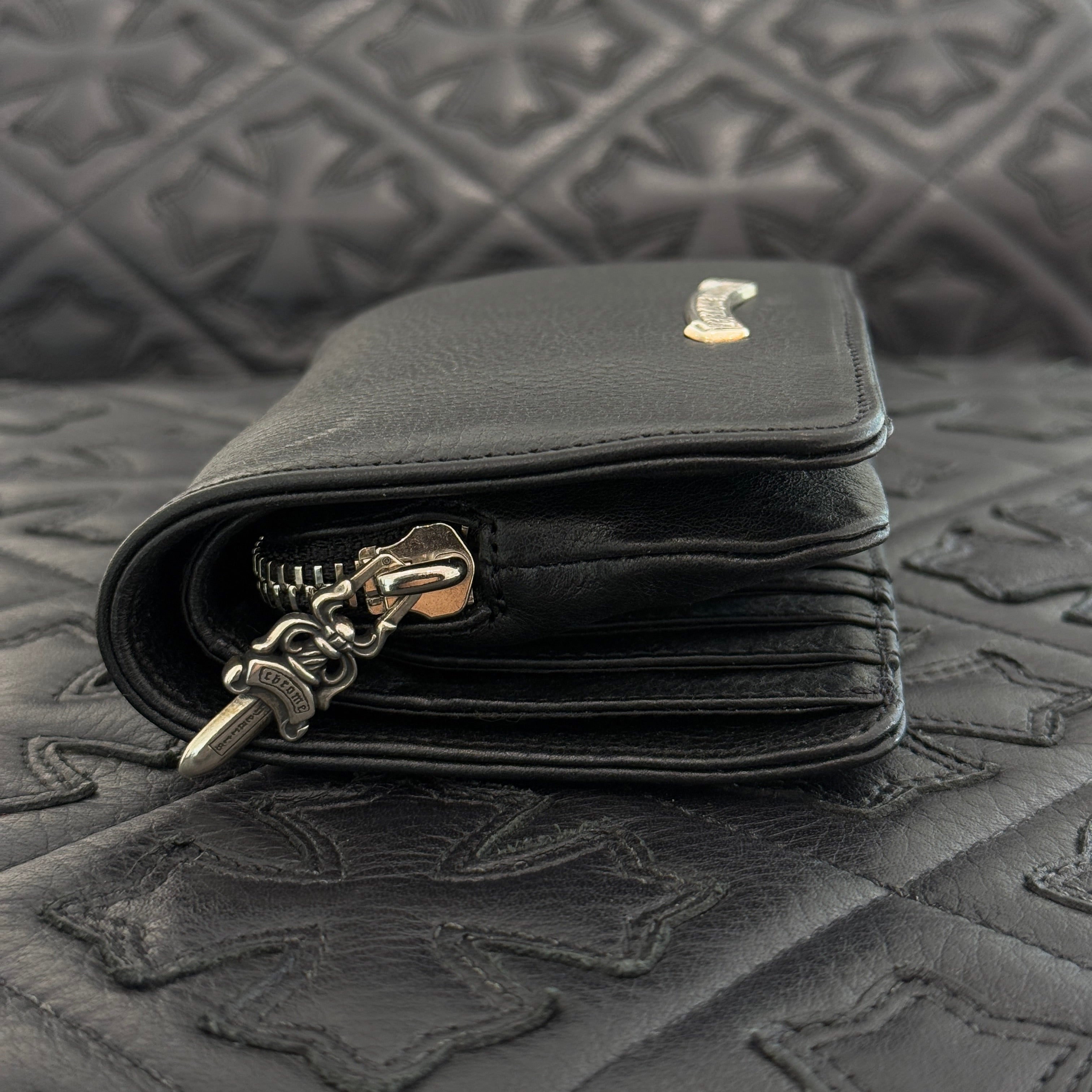 クロムハーツ ジョーイ ダガージップ スクロールウォレット 楽天市場】極美品 CHROME HEARTS クロムハーツ JOEY SCRLL LBL HVY WT