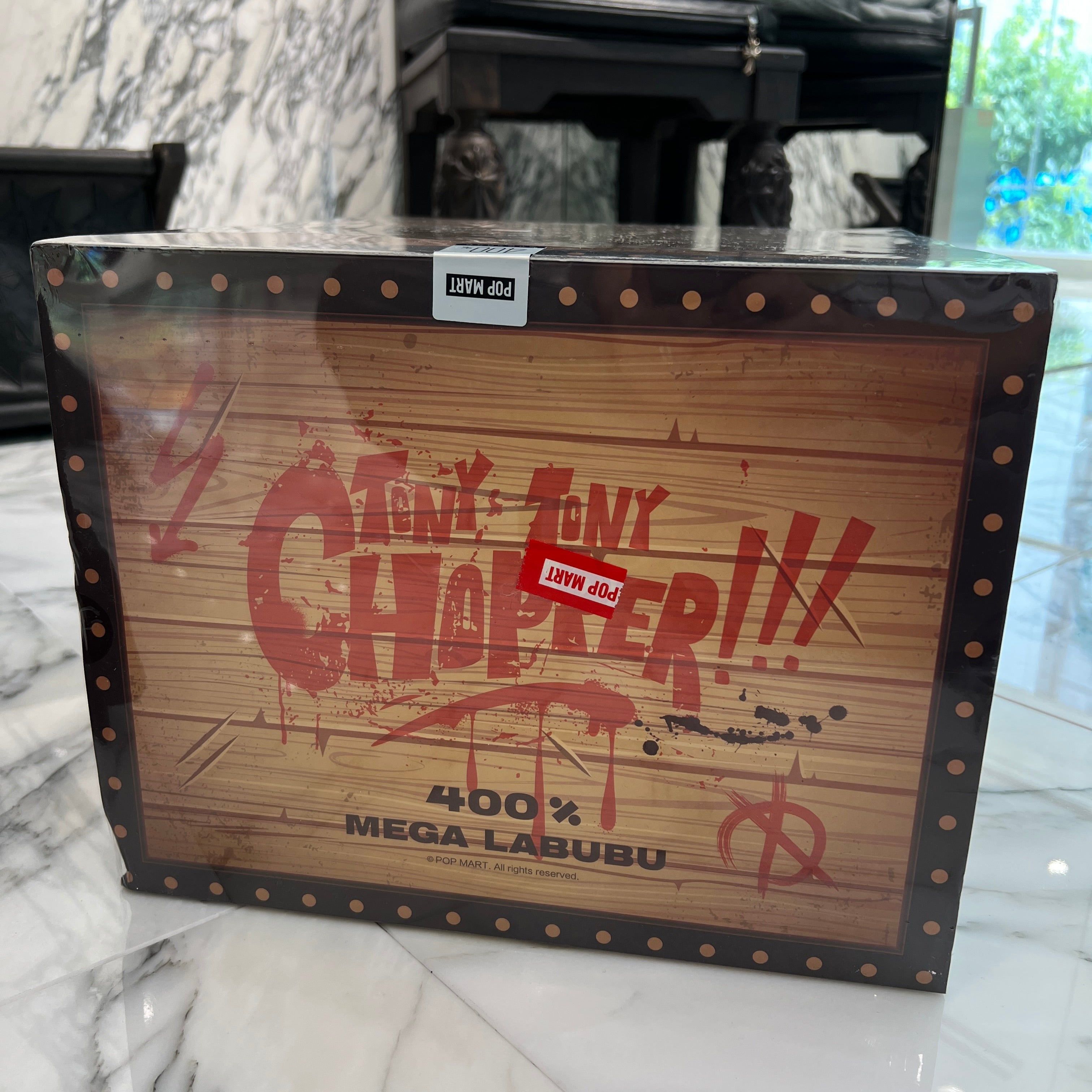 POP MART The Monsters × ONE PIECE "Tony Tony Chopper" MEGA LABUBU 400％ ポップマート ザ・モンスター×ワンピース ”トニートニー チョッパー” メガ ラブブ400％