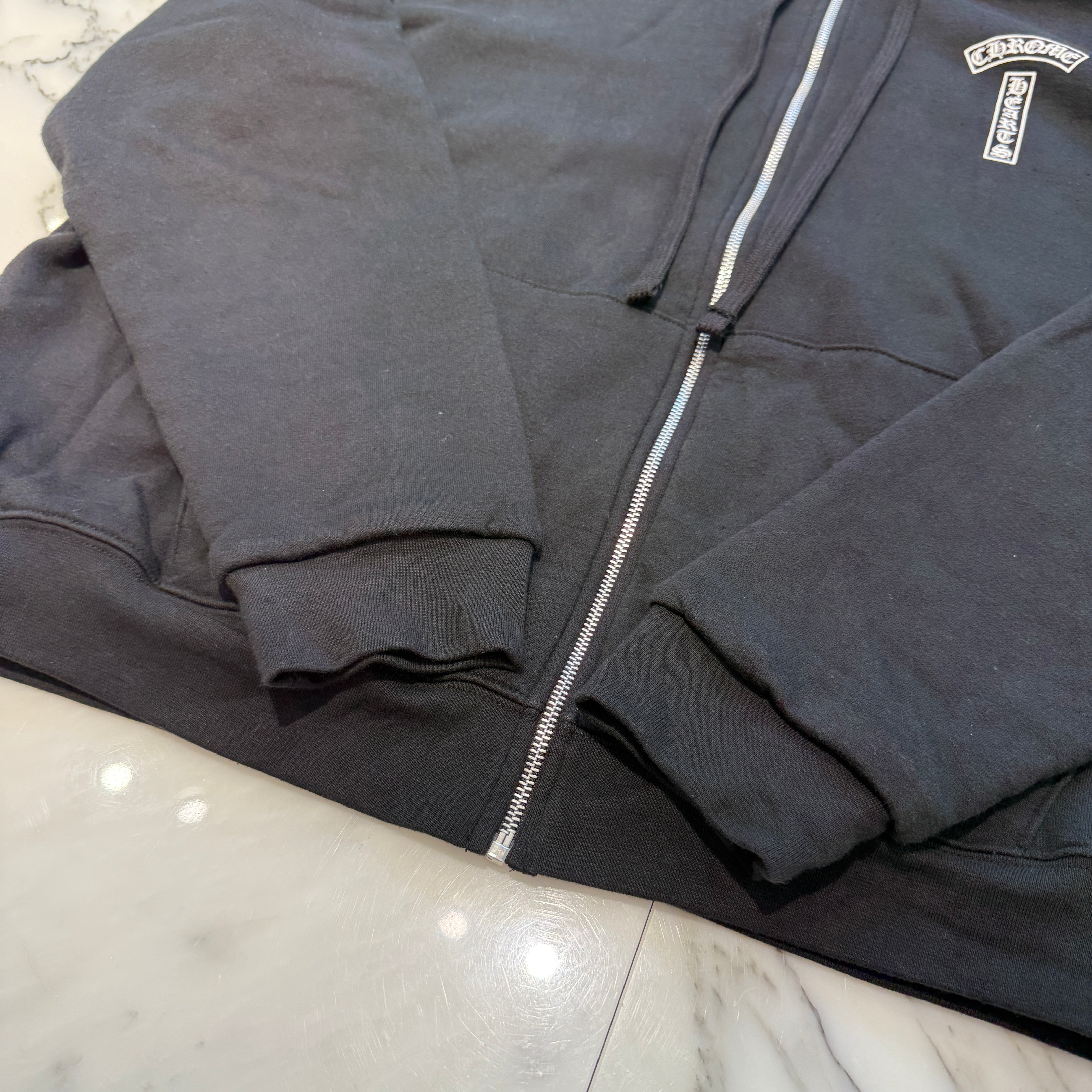 CHROME HEARTS Back Arch USA Logo Zip Up Hoodie Size L クロムハーツ バックアーチ USA ロゴ ジップアップフーディー サイズL