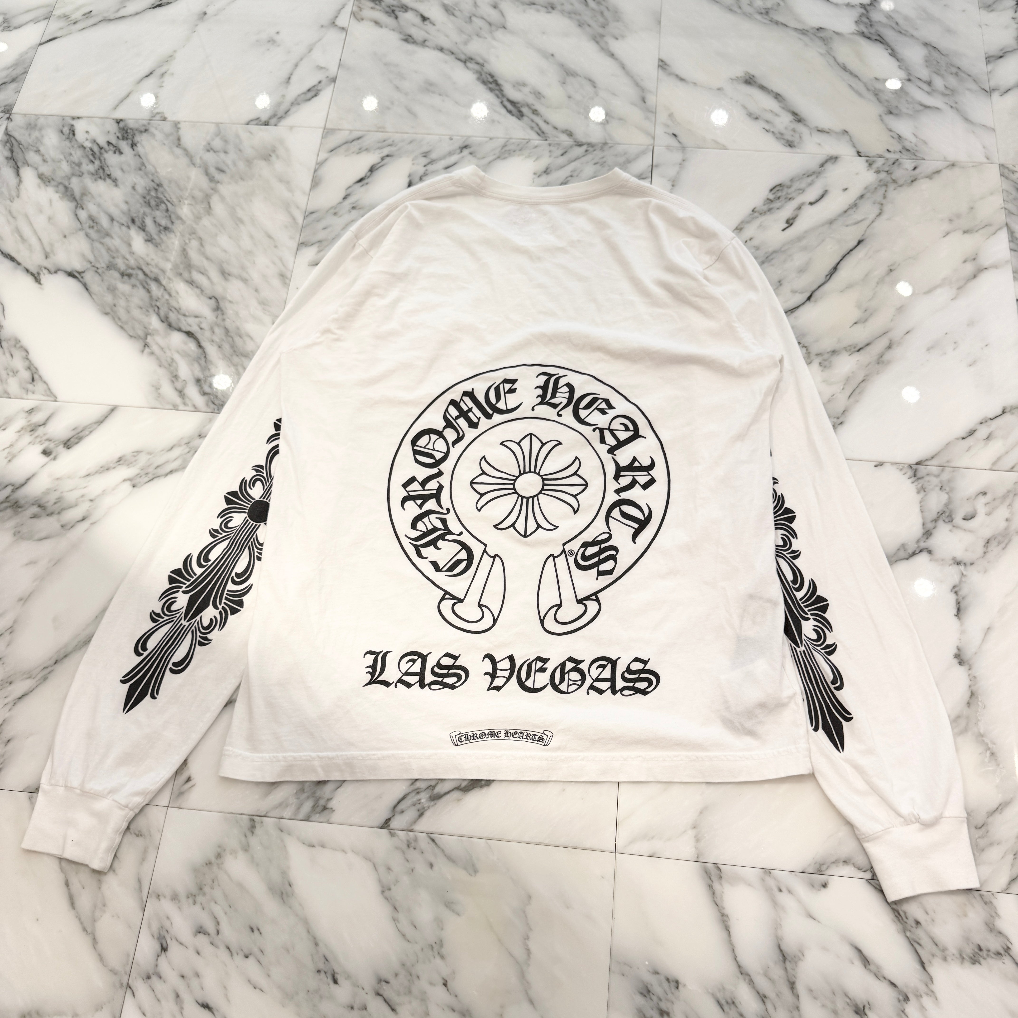 CHROME HEARTS Las Vegas Limited Horseshoe Long Sleeve Tee Size L クロムハーツ ラスベガス限定 ホースシュー ロングスリーブ Tシャツ サイズL