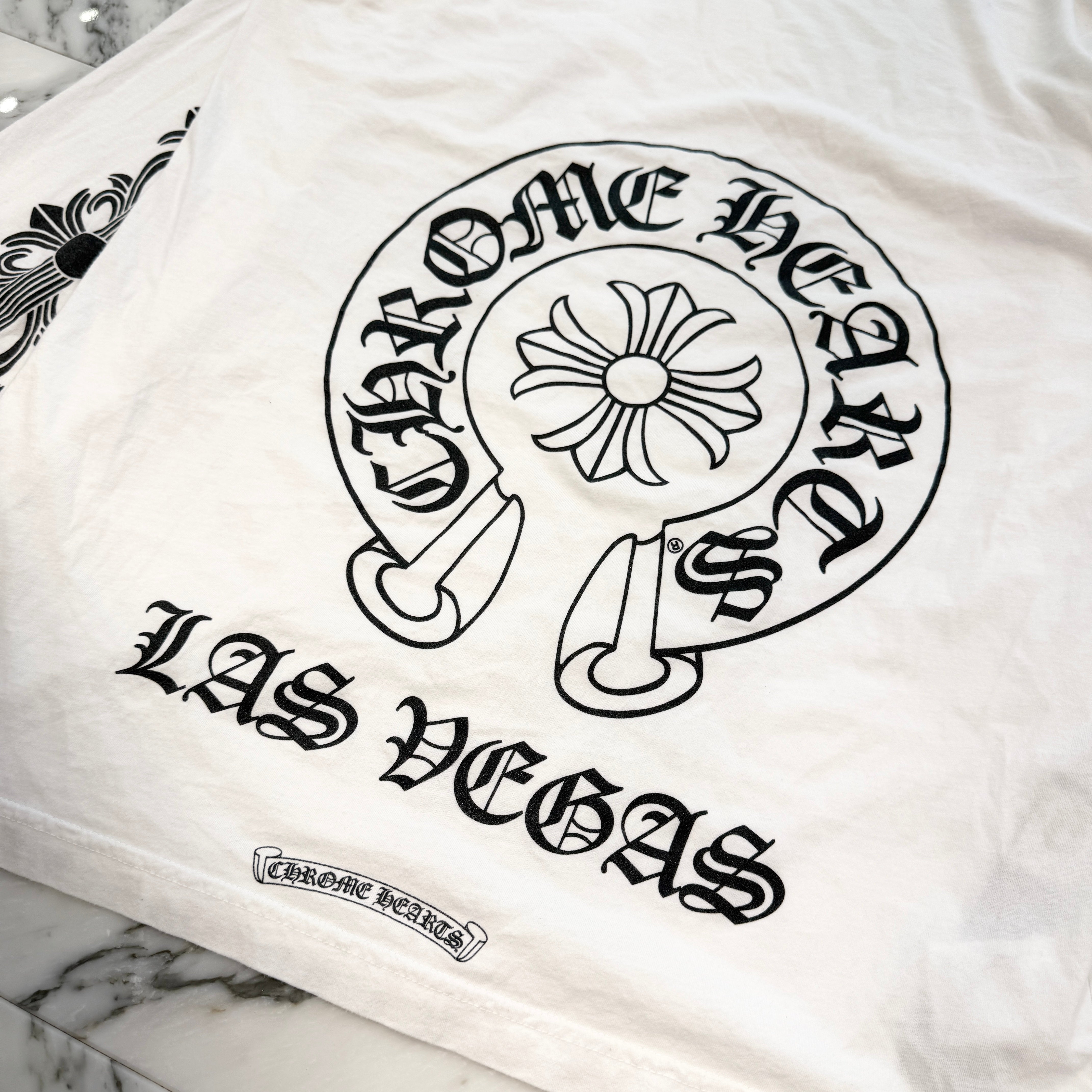 †Chrome Hearts†ラスベガス限定 ホースシュー ロゴ ロンT CHROME HEARTS Las Vegas Limited Horseshoe Long Sleeve Tee