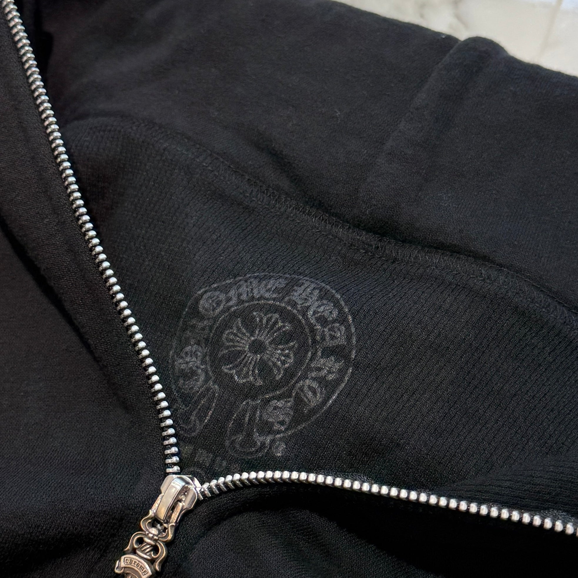 CHROME HEARTS Back Arch USA Logo Zip Up Hoodie Size L クロムハーツ バックアーチ USA ロゴ ジップアップフーディー サイズL