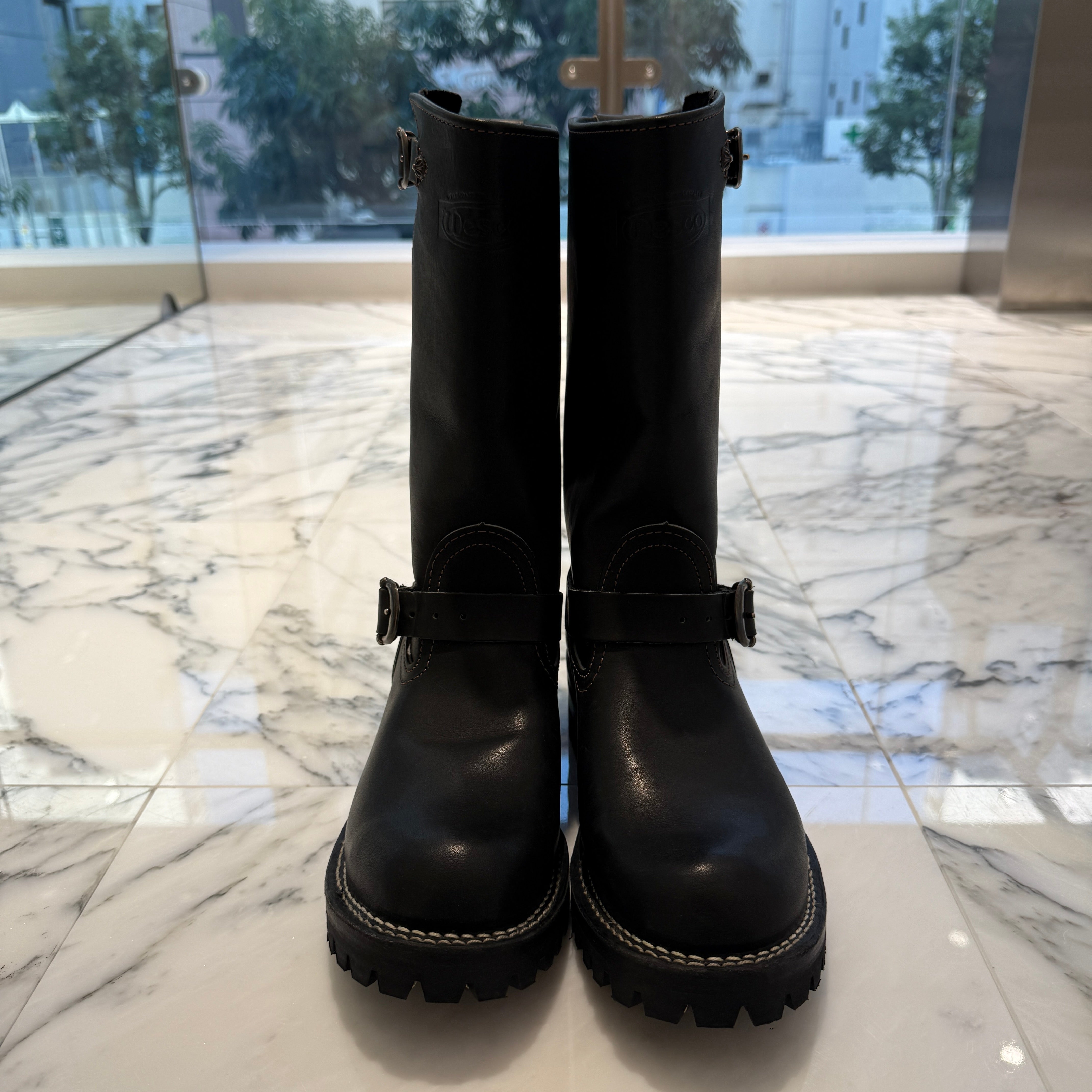 CHROME HEARTS × WESCO Custom BOSS Gunslinger Leather Engineer