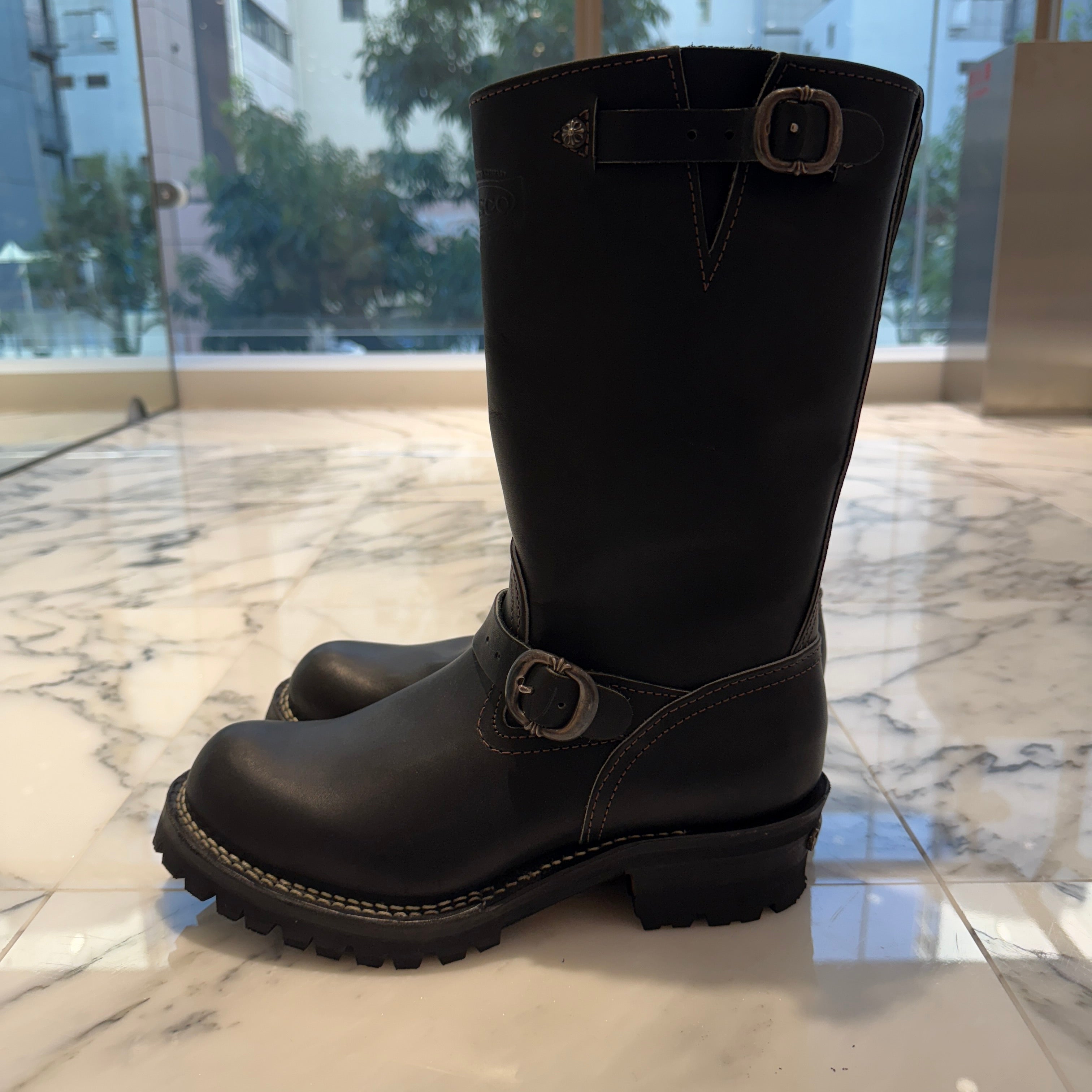 CHROME HEARTS × WESCO Custom BOSS Gunslinger Leather Engineer Boots Size 8D(約26.0cm) クロムハーツ × ウエスコ カスタム ボス ガンスリンガー レザーエンジニアブーツ サイズ8D(約26.0cm)