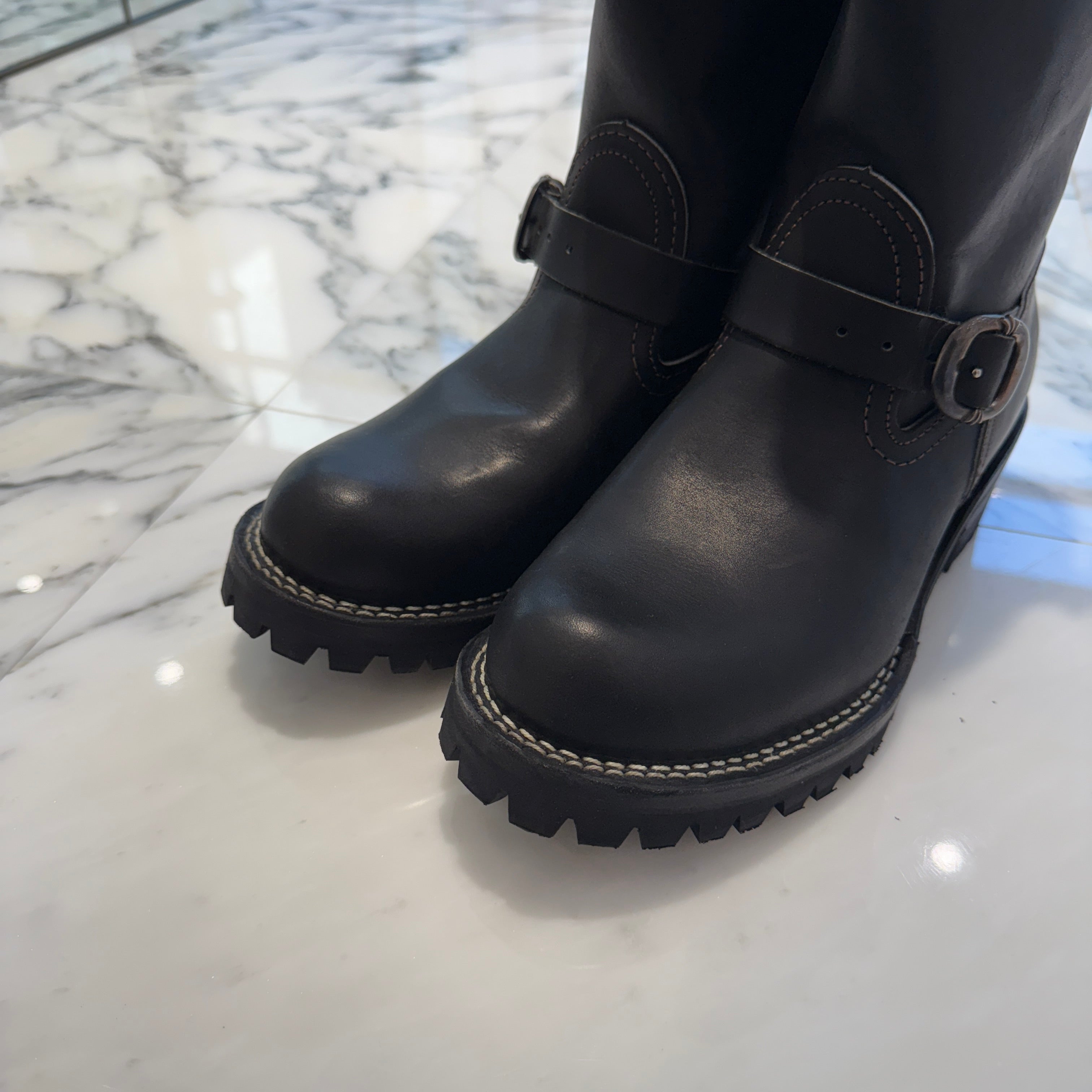 CHROME HEARTS × WESCO Custom BOSS Gunslinger Leather Engineer Boots Size 8D(約26.0cm) クロムハーツ × ウエスコ カスタム ボス ガンスリンガー レザーエンジニアブーツ サイズ8D(約26.0cm)