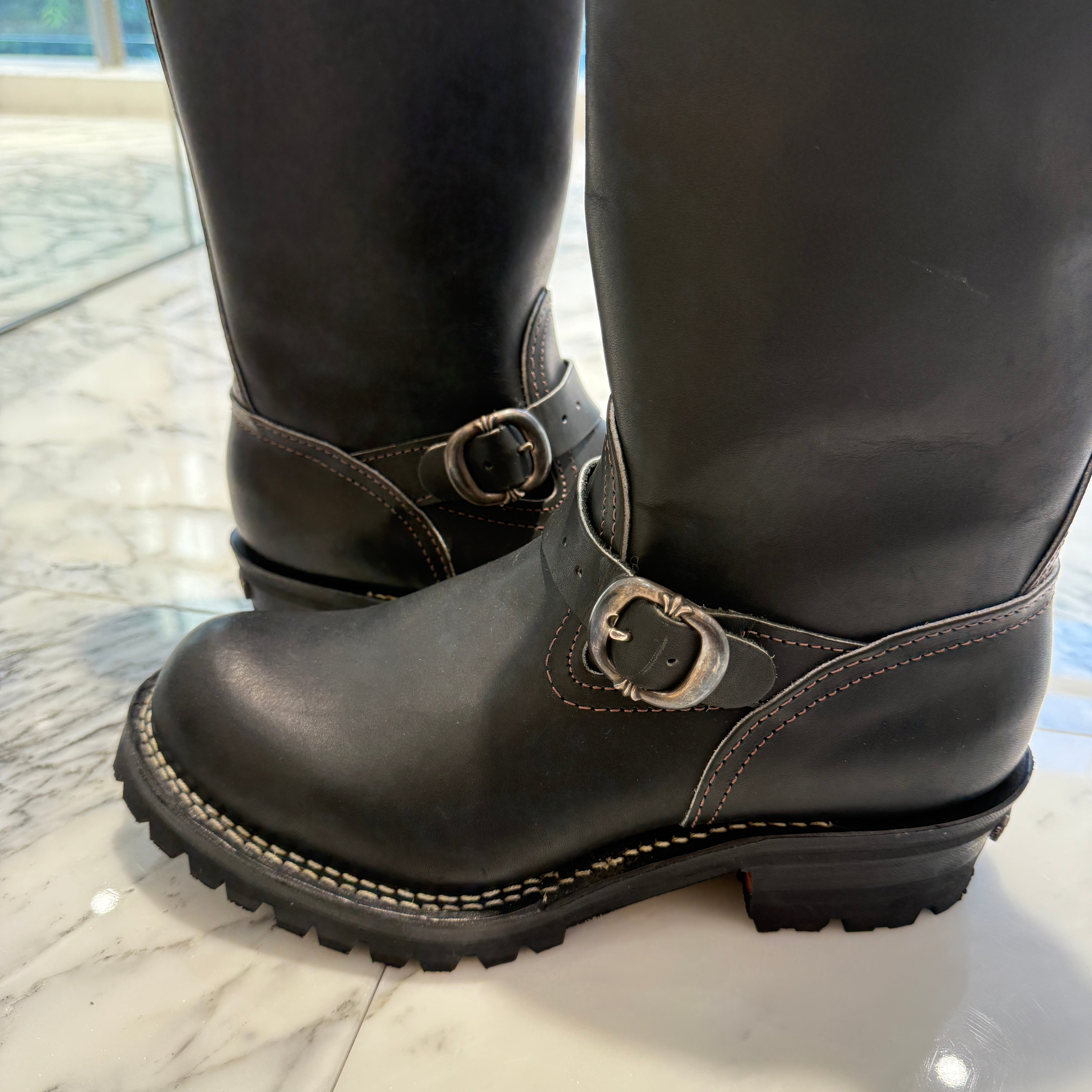 CHROME HEARTS × WESCO Custom BOSS Gunslinger Leather Engineer