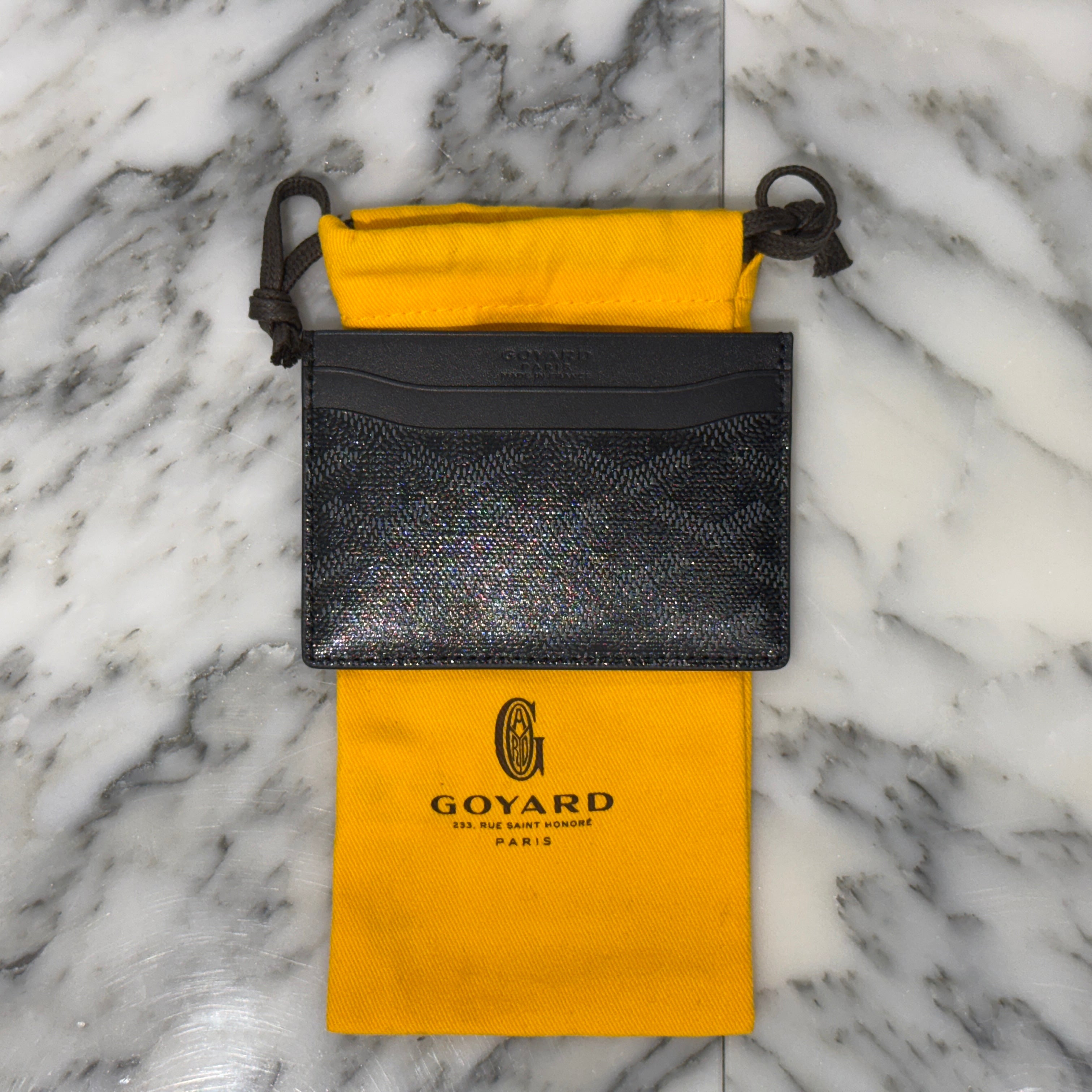 GOYARD Saint Sulpice Card Case "JET BLACK " ゴヤール サン・シュルピス カードケース ジェットブラック