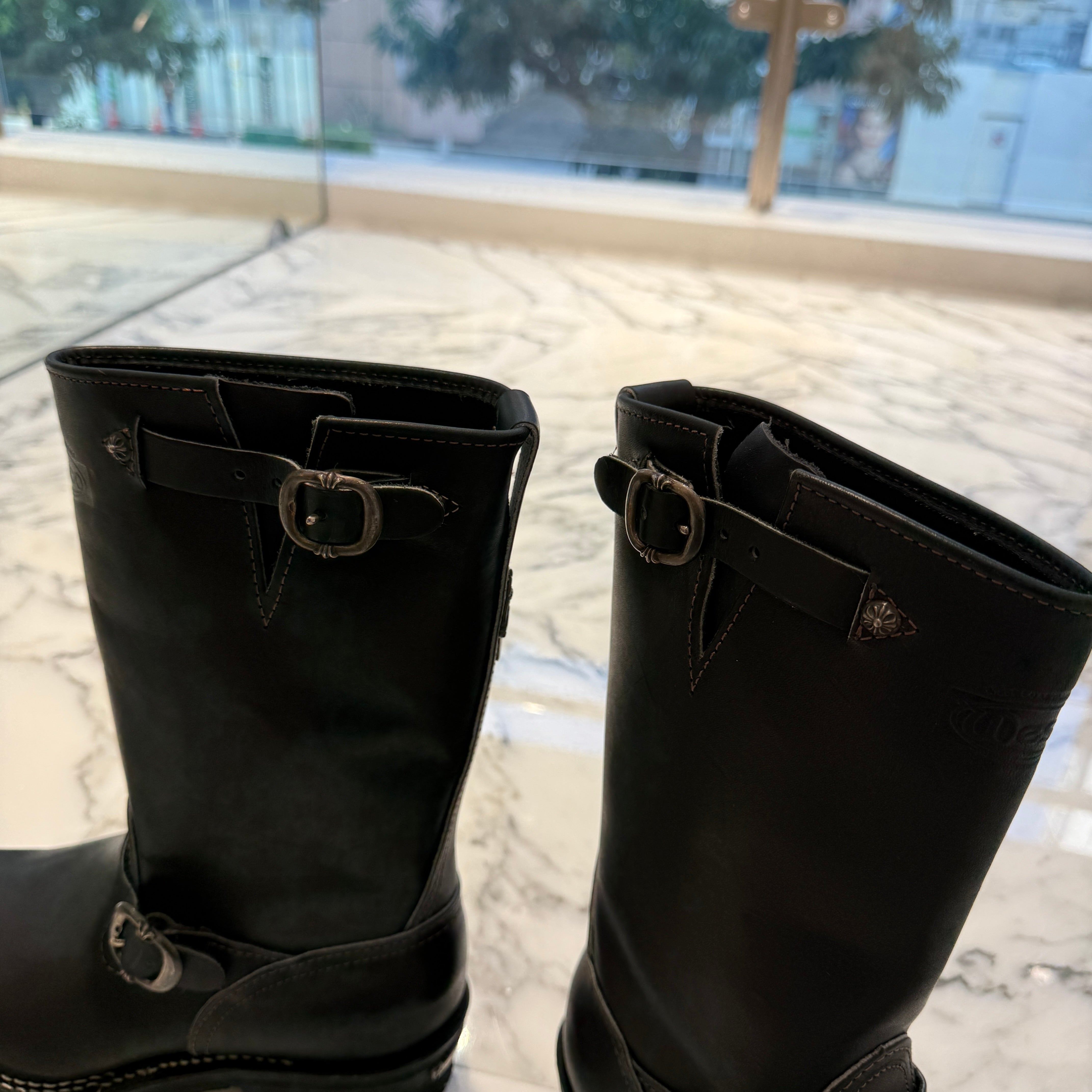 CHROME HEARTS × WESCO Custom BOSS Gunslinger Leather Engineer