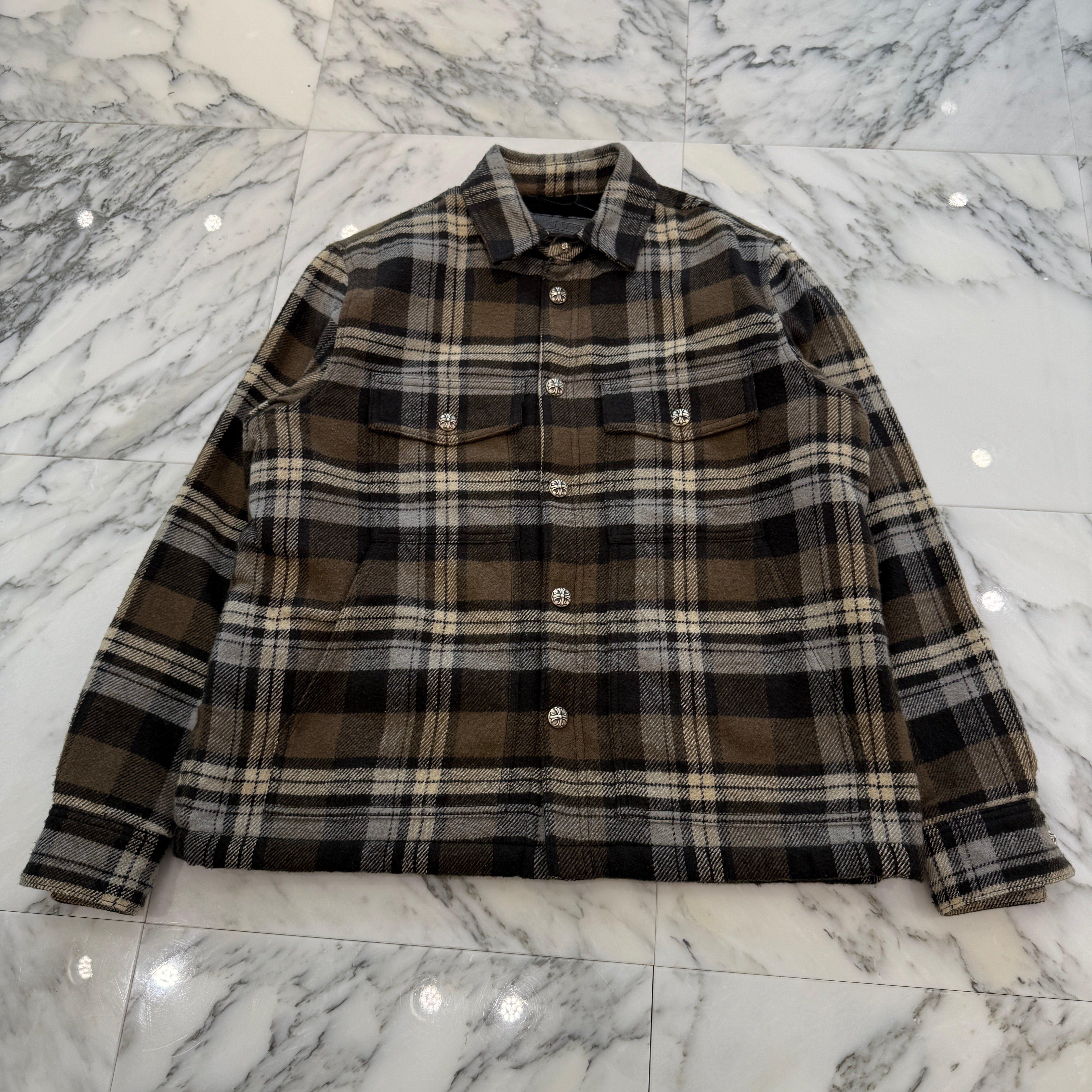 CHROME HEARTS/クロムハーツ風ボアジャケット CHROME HEARTS クロムハーツ BOA JACKET ボアジャケット