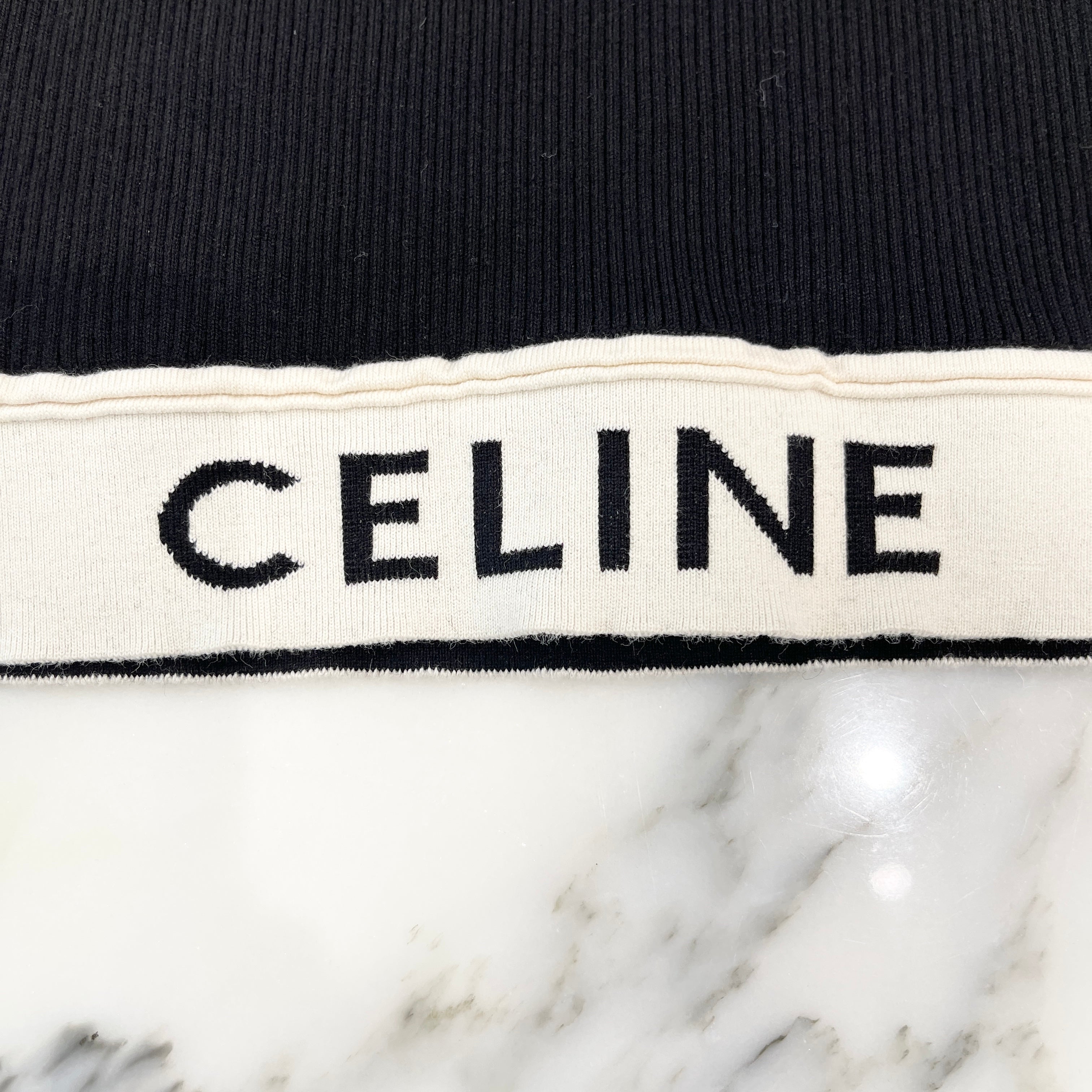 CELINE 2023SS Athlete Bra 2A68L372N.38CR Size S セリーヌ アスリート ブラ タンクトップ サイズS