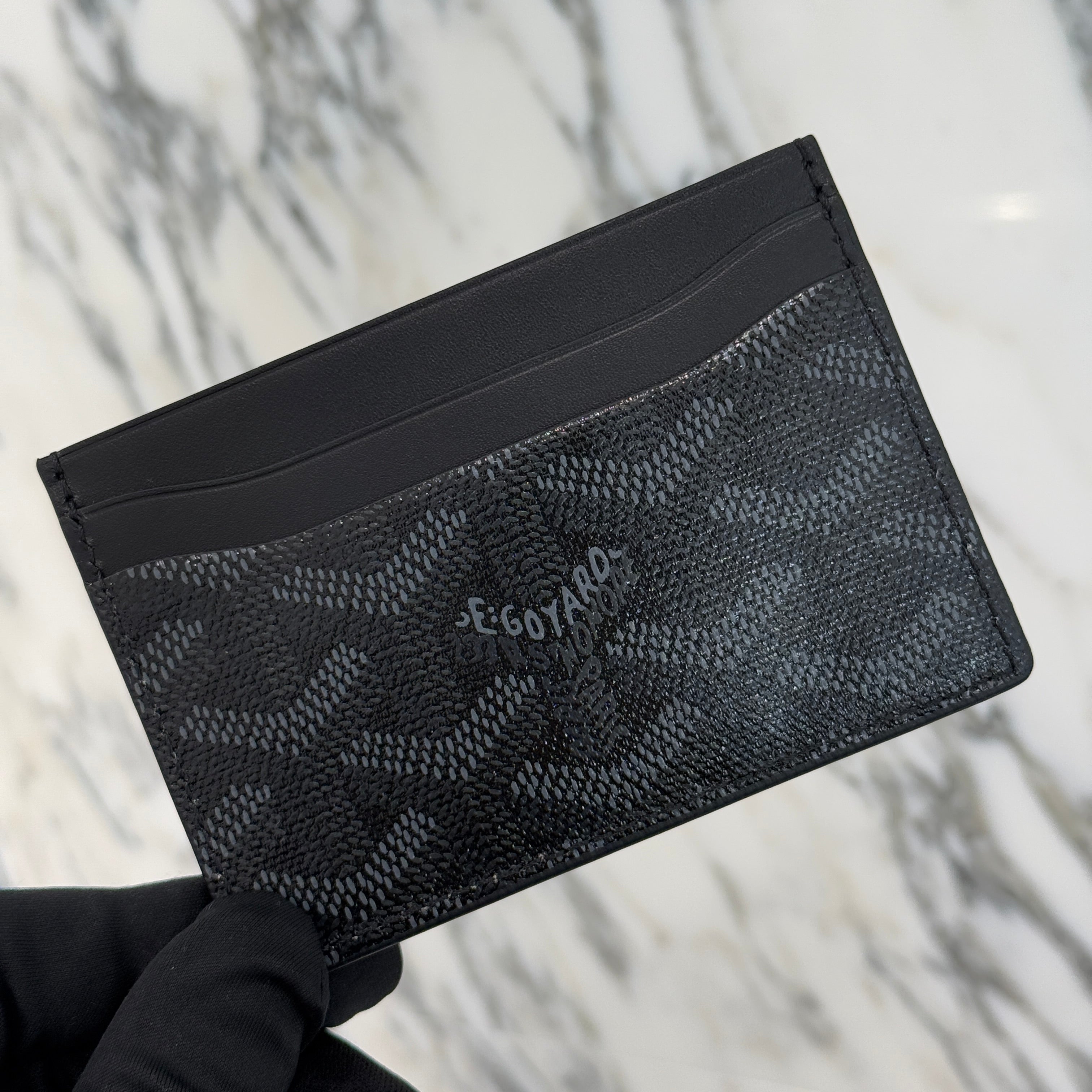 GOYARD Saint Sulpice Card Case "JET BLACK " ゴヤール サン・シュルピス カードケース ジェットブラック