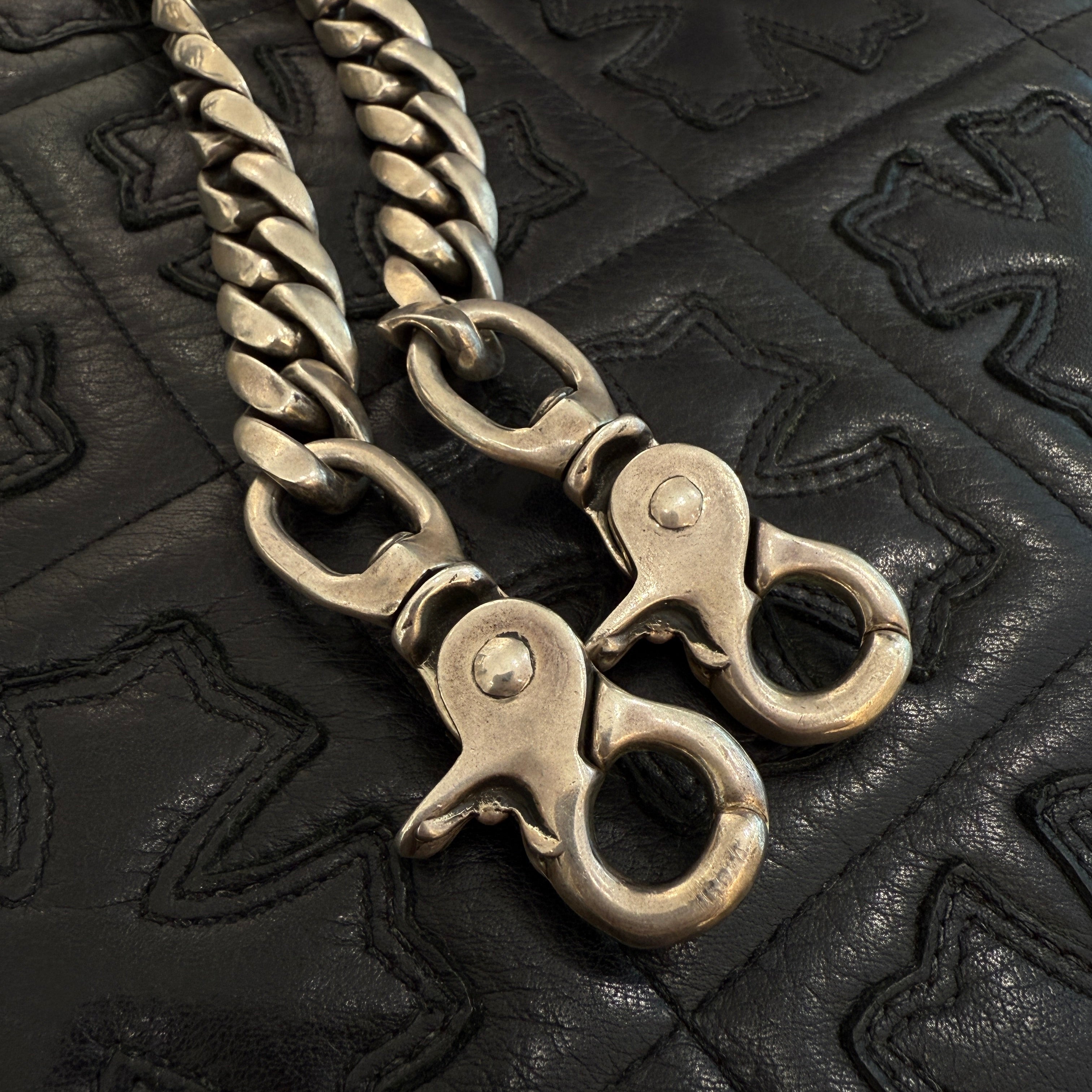 CHROME HEARTS 2CLIP CLASSIC Long WALLET CHAIN クロムハーツ 2クリップ クラシック ロング ウォレットチェーン シルバー925