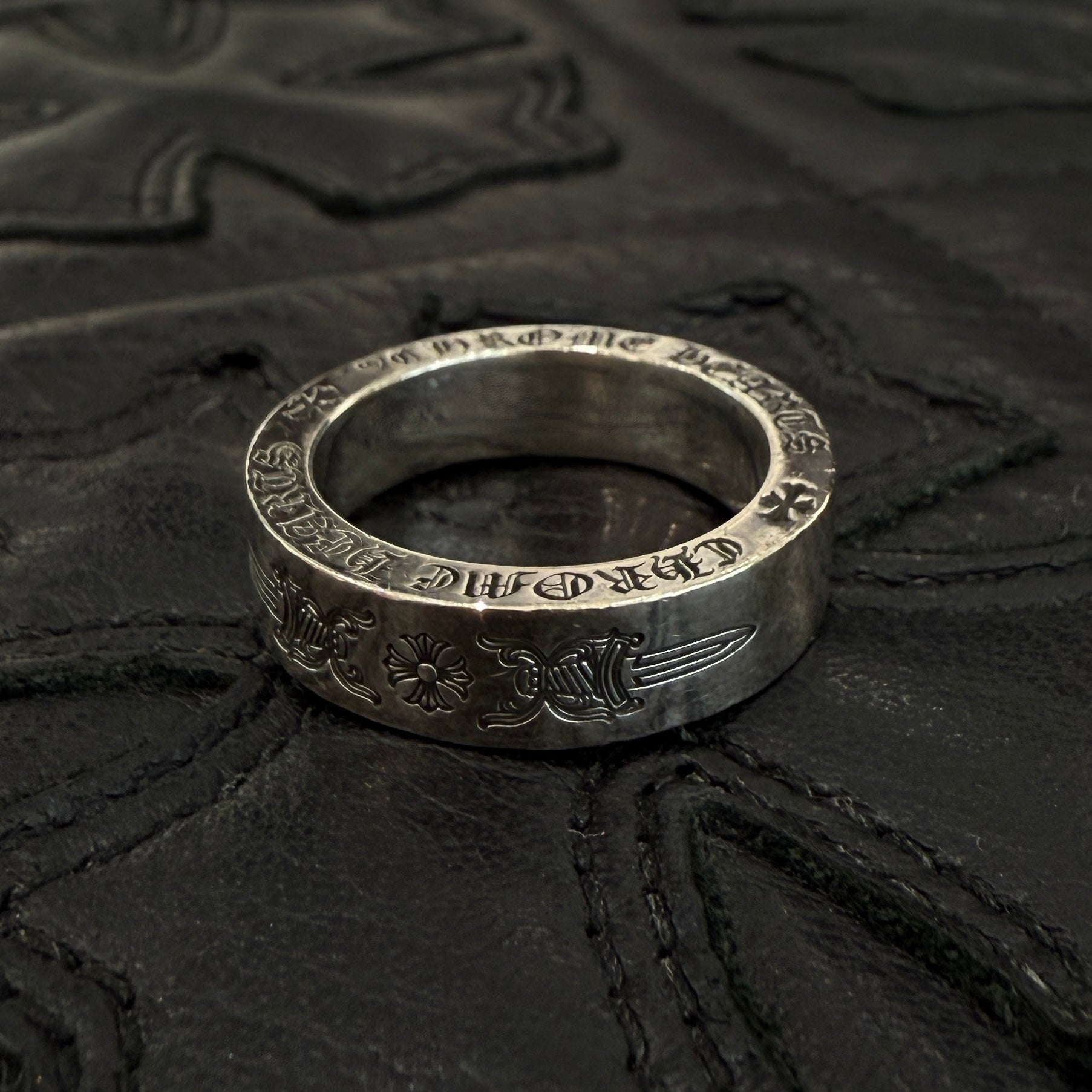 CHROME HEARTS SPACER DAGGER RING 6mm Size 18号 クロムハーツ スペーサー ダガー リング 6mm サイズ18号