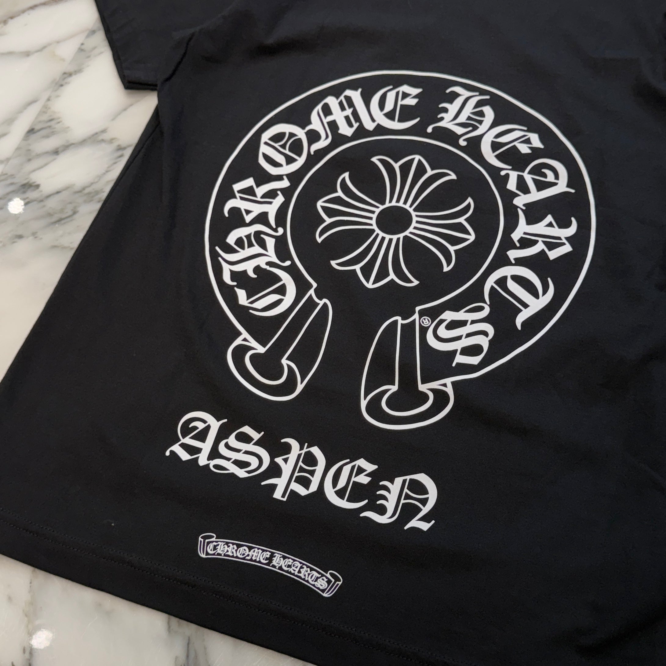 CHROME HEARTS ASPEN Limited Horseshoe Tee Size L クロムハーツ アスペン限定 ホースシュー Tシャツ サイズL